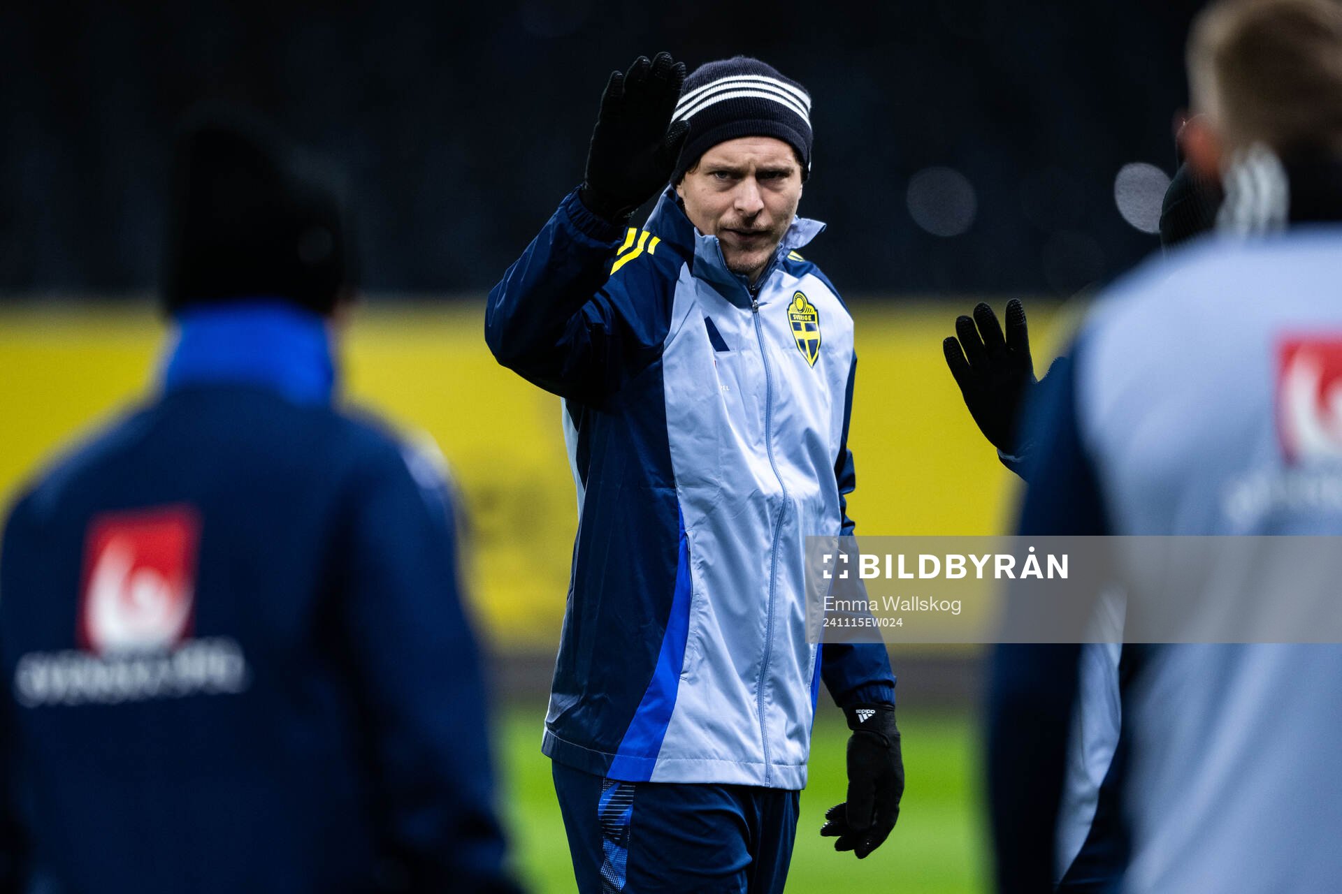 Victor Nilsson Lindelöf of the Swedish men's football