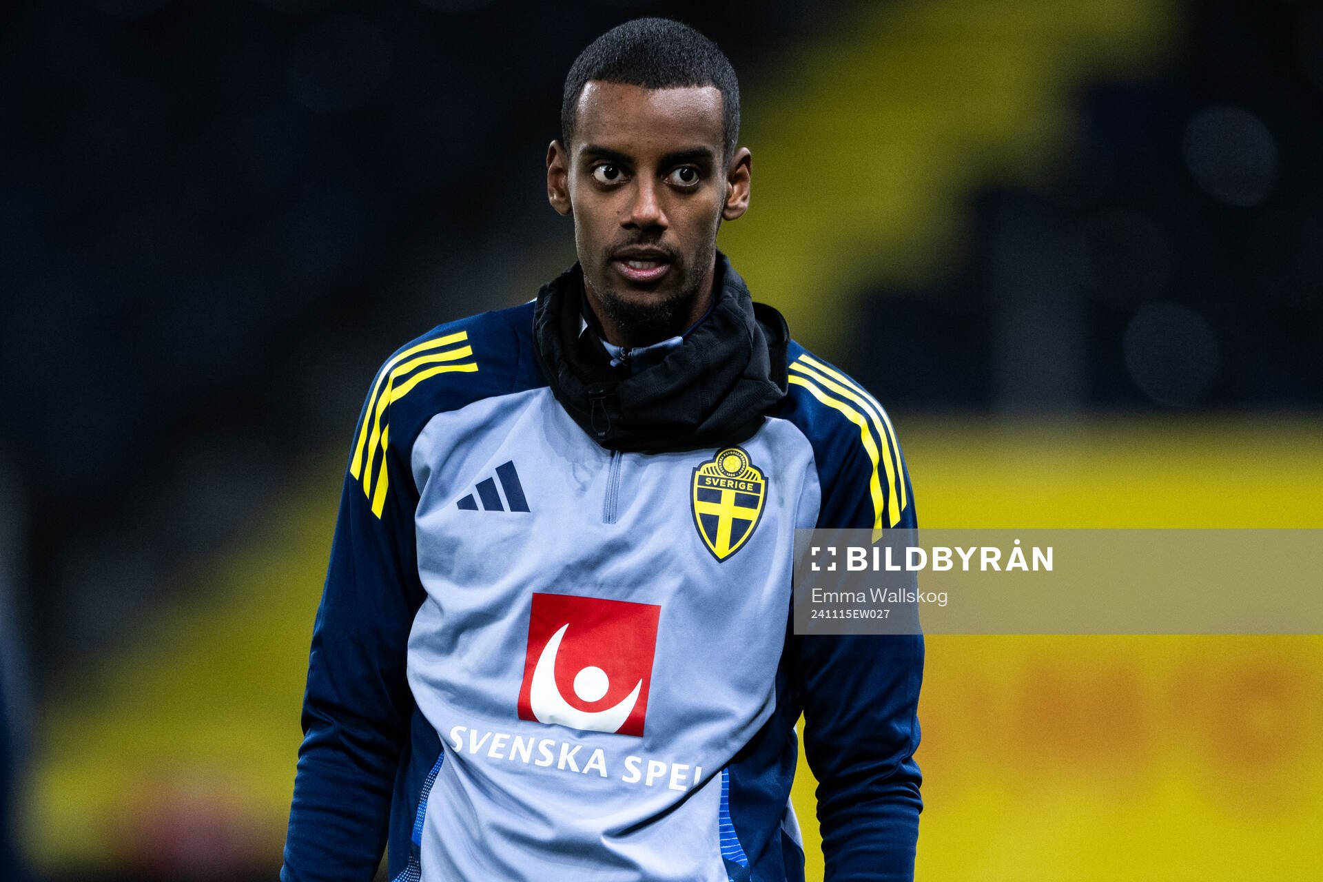 Alexander Isak of the Swedish men's football national team