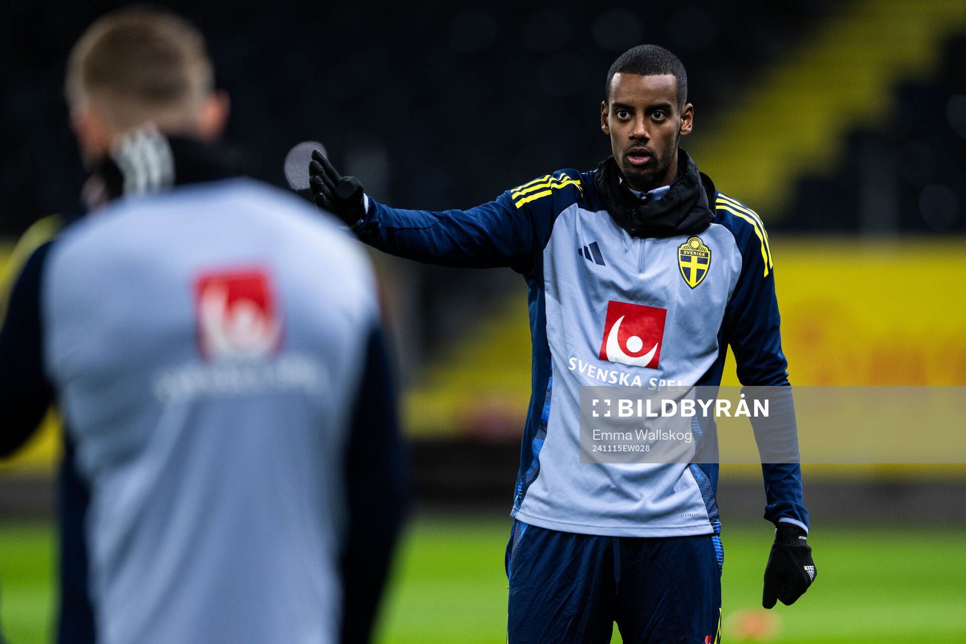 Alexander Isak of the Swedish men's football national team