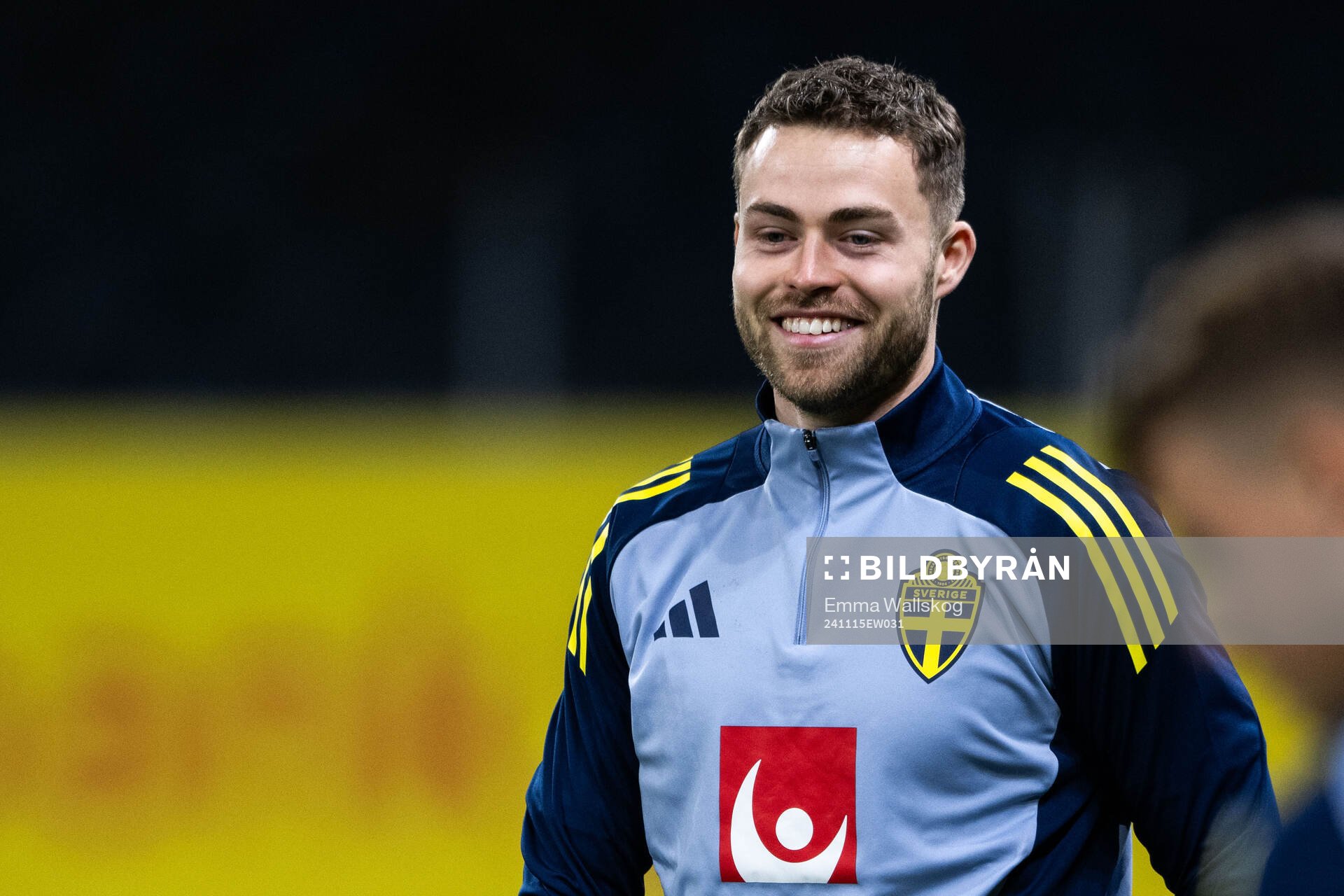 Gabriel Gudmundsson of the Swedish men's football national