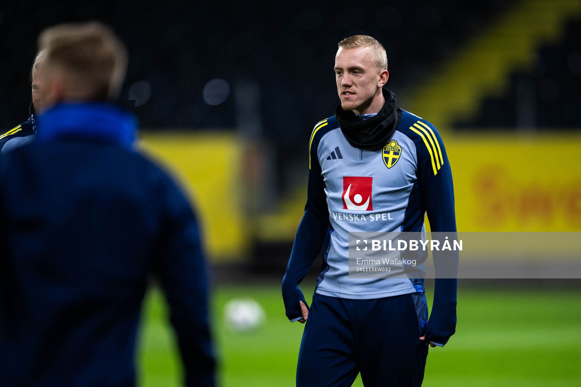 Isac Lidberg of the Swedish men's football national team at
