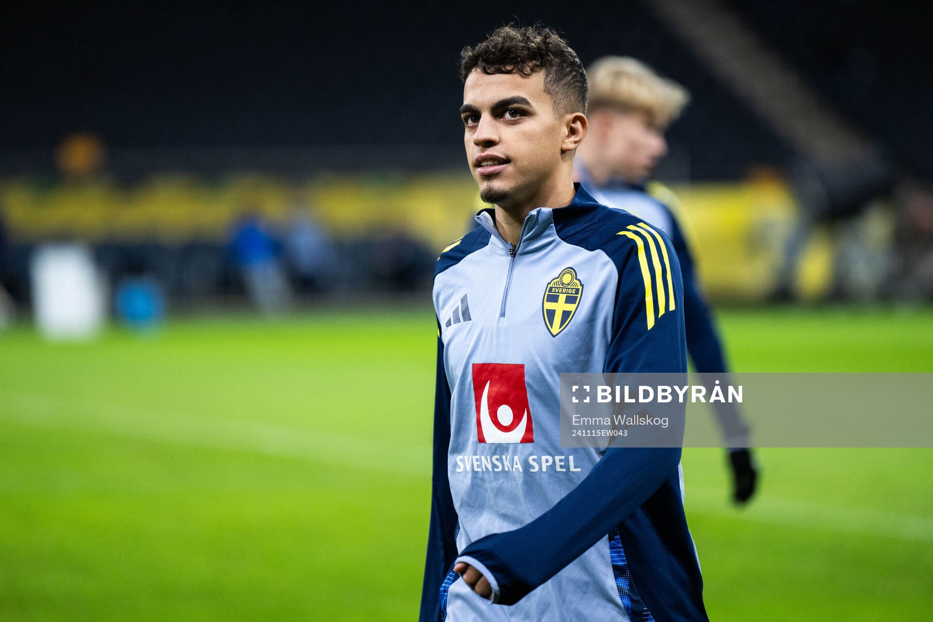 Yasin Ayari of the Swedish men's football national team at