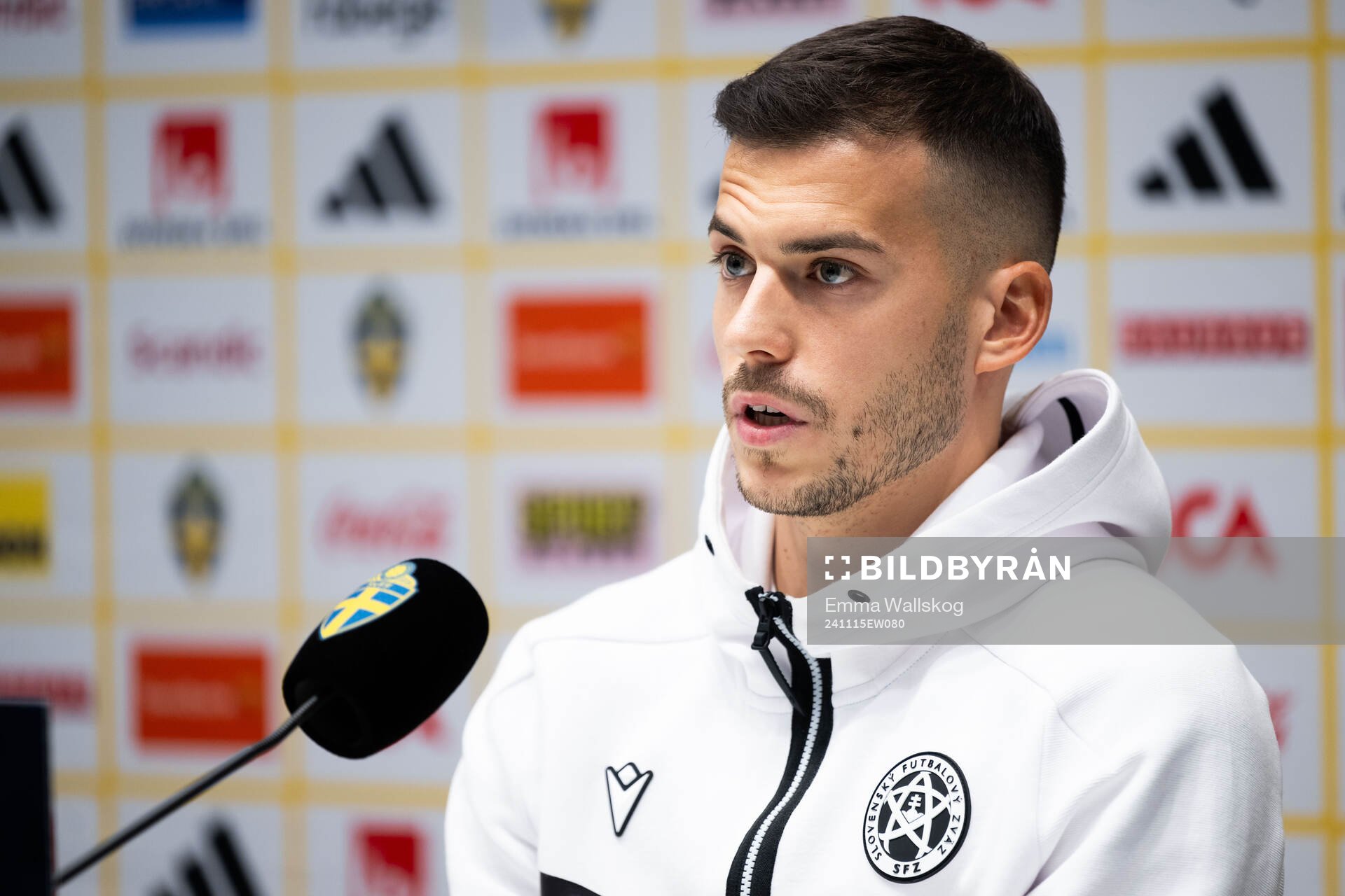 Laszlo Benes of the Slovakian men's national football team