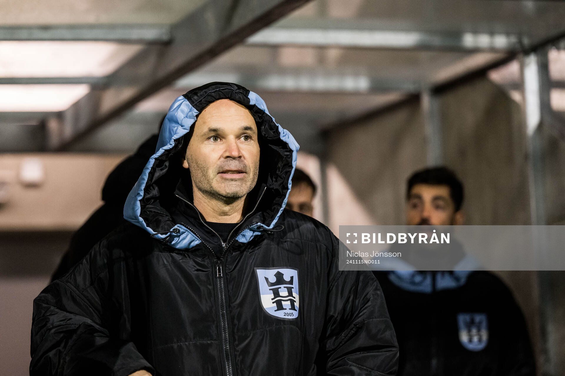 Club owner Andrés Iniesta of FC Helsingør