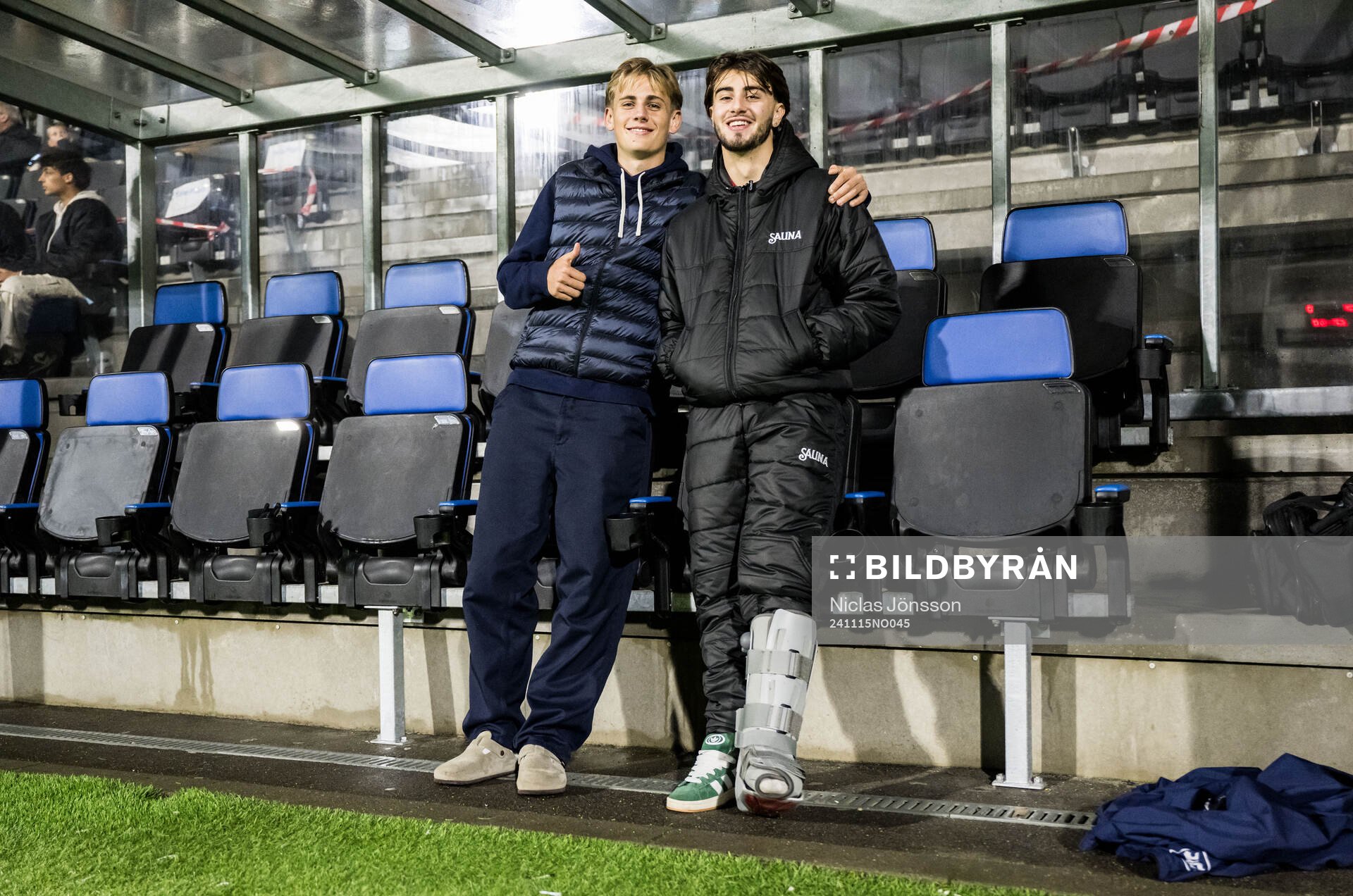 Hjalte Lærke and Ameth Diouf of FC Helsingør