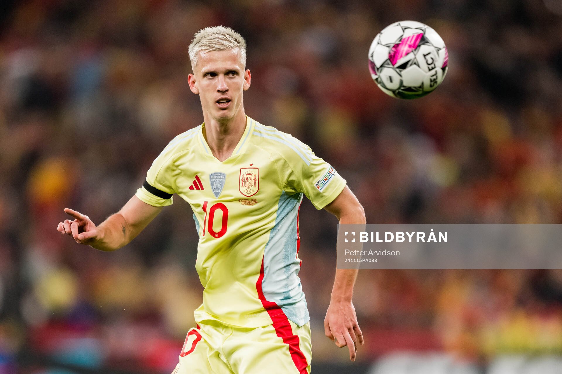 Dani Olmo of Spain