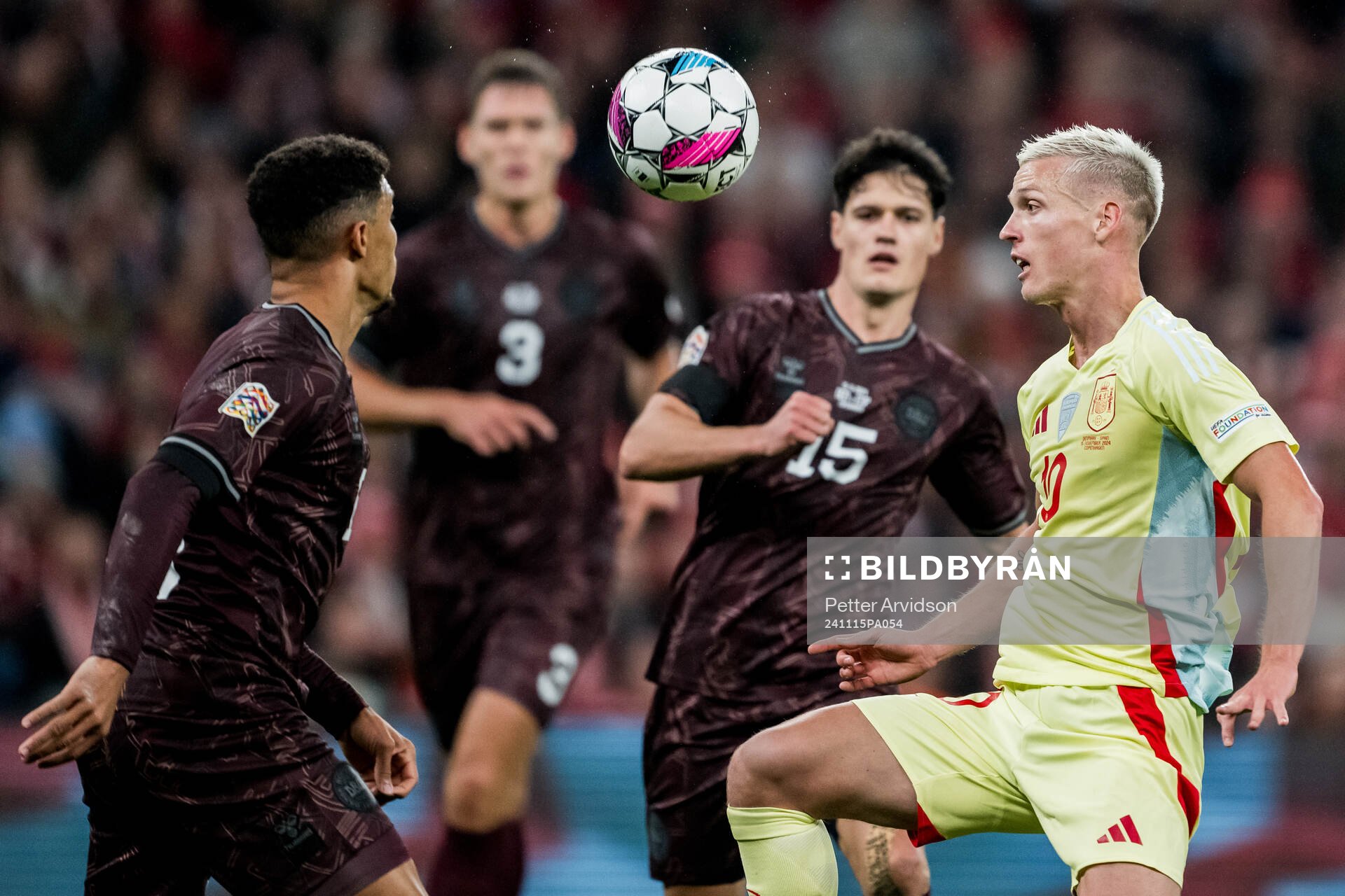 Dani Olmo of Spain
