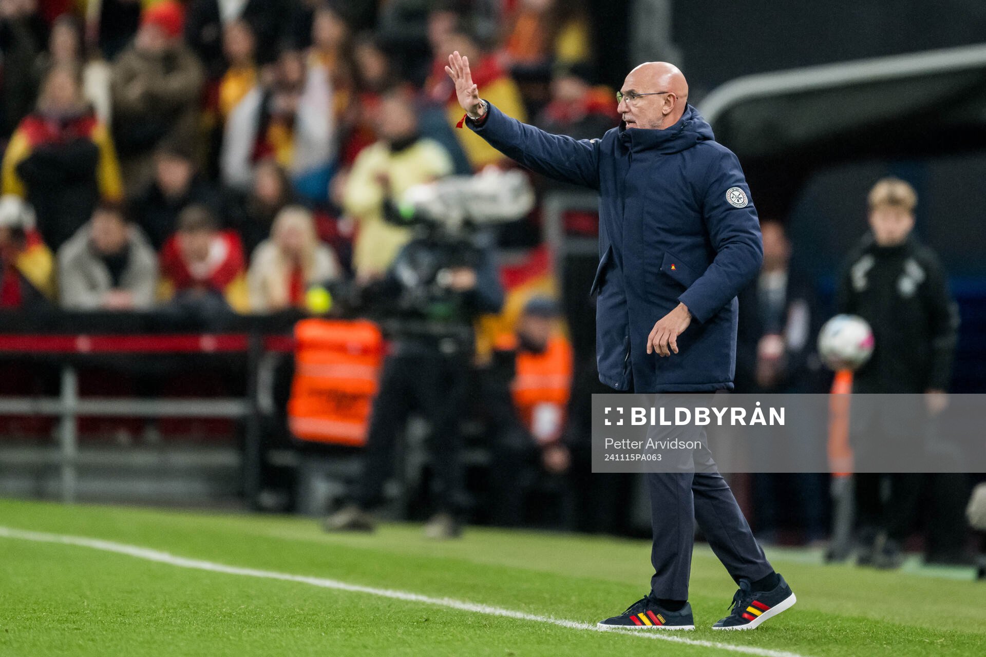 Head coach Luis de la Fuente of Spain
