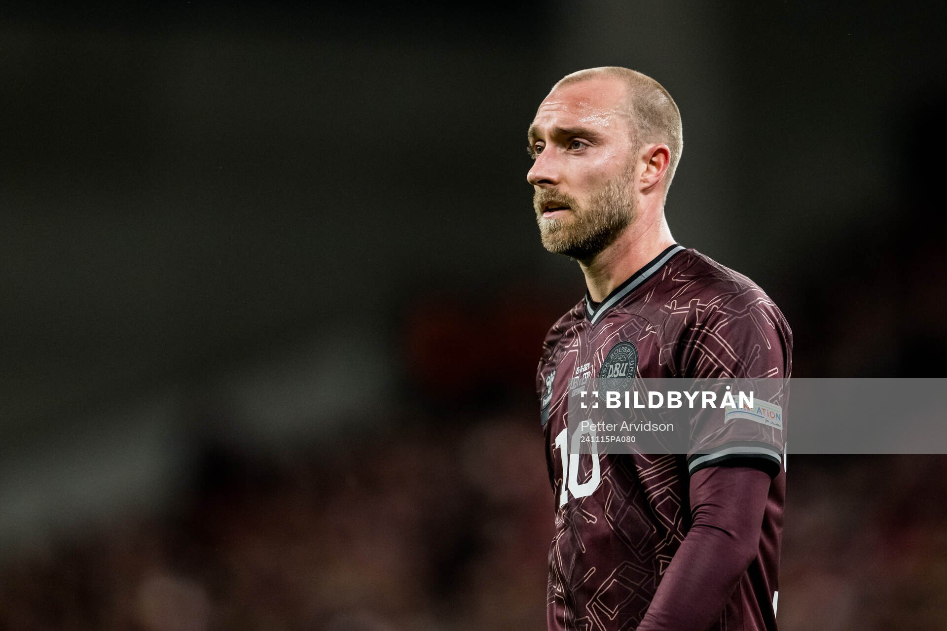 Christian Eriksen of Denmark
