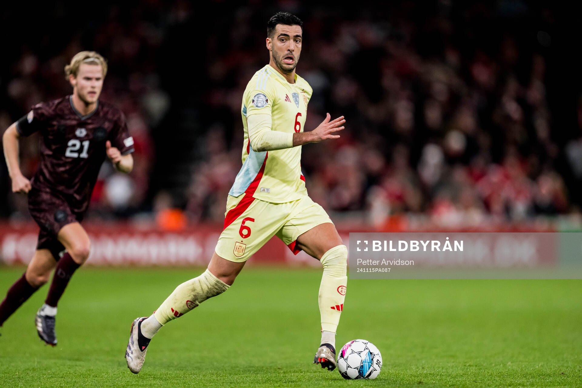 Mikel Merino of Spain