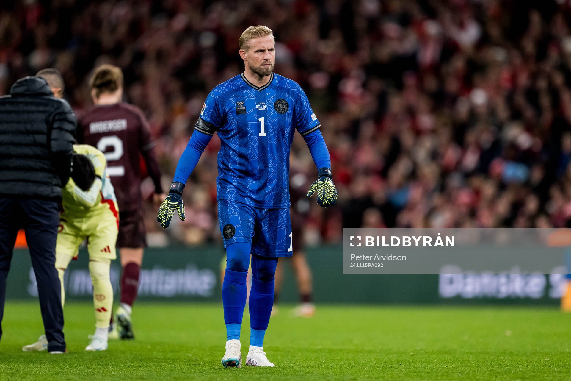 Kasper Schmeichel of Denmark