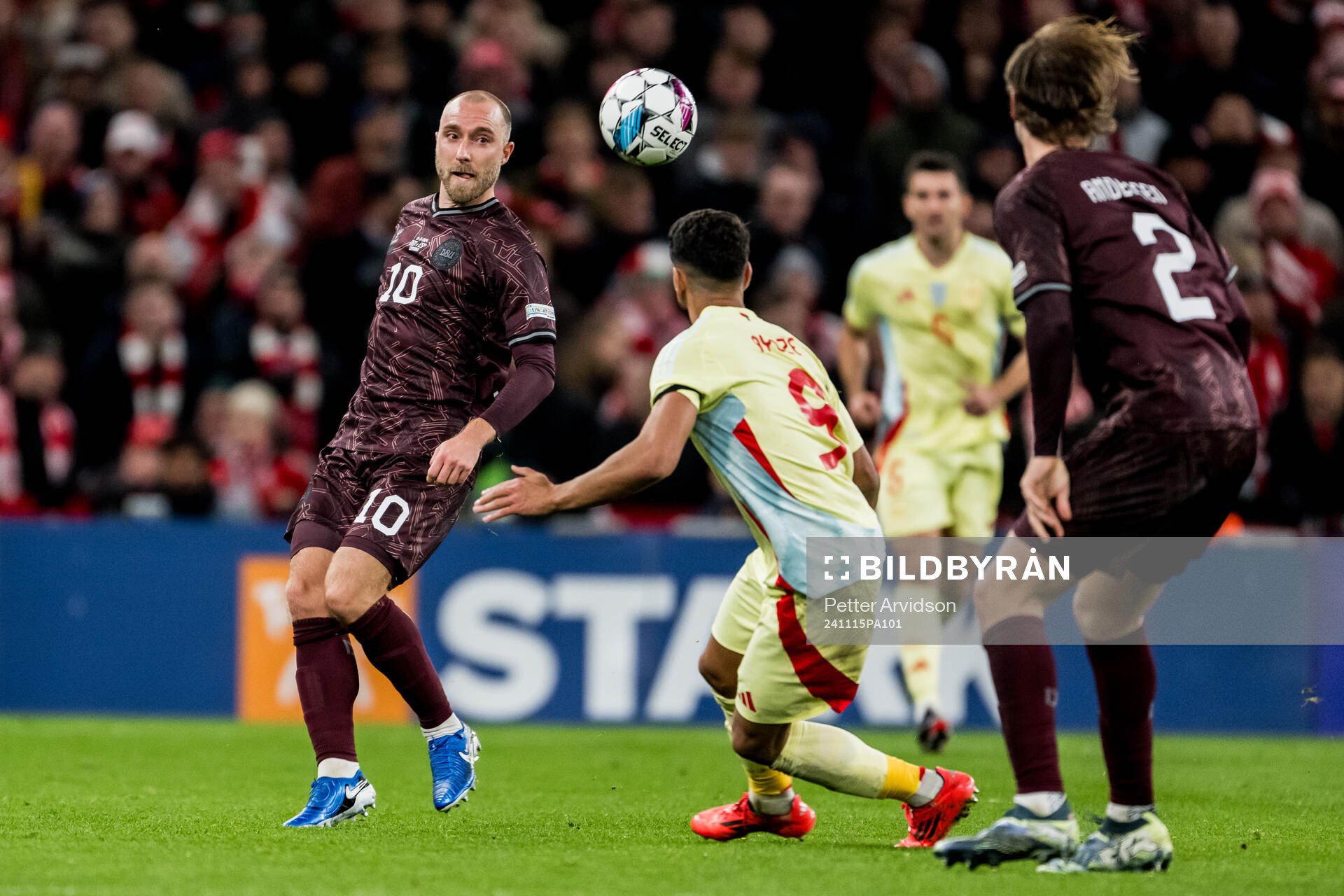 Christian Eriksen of Denmark