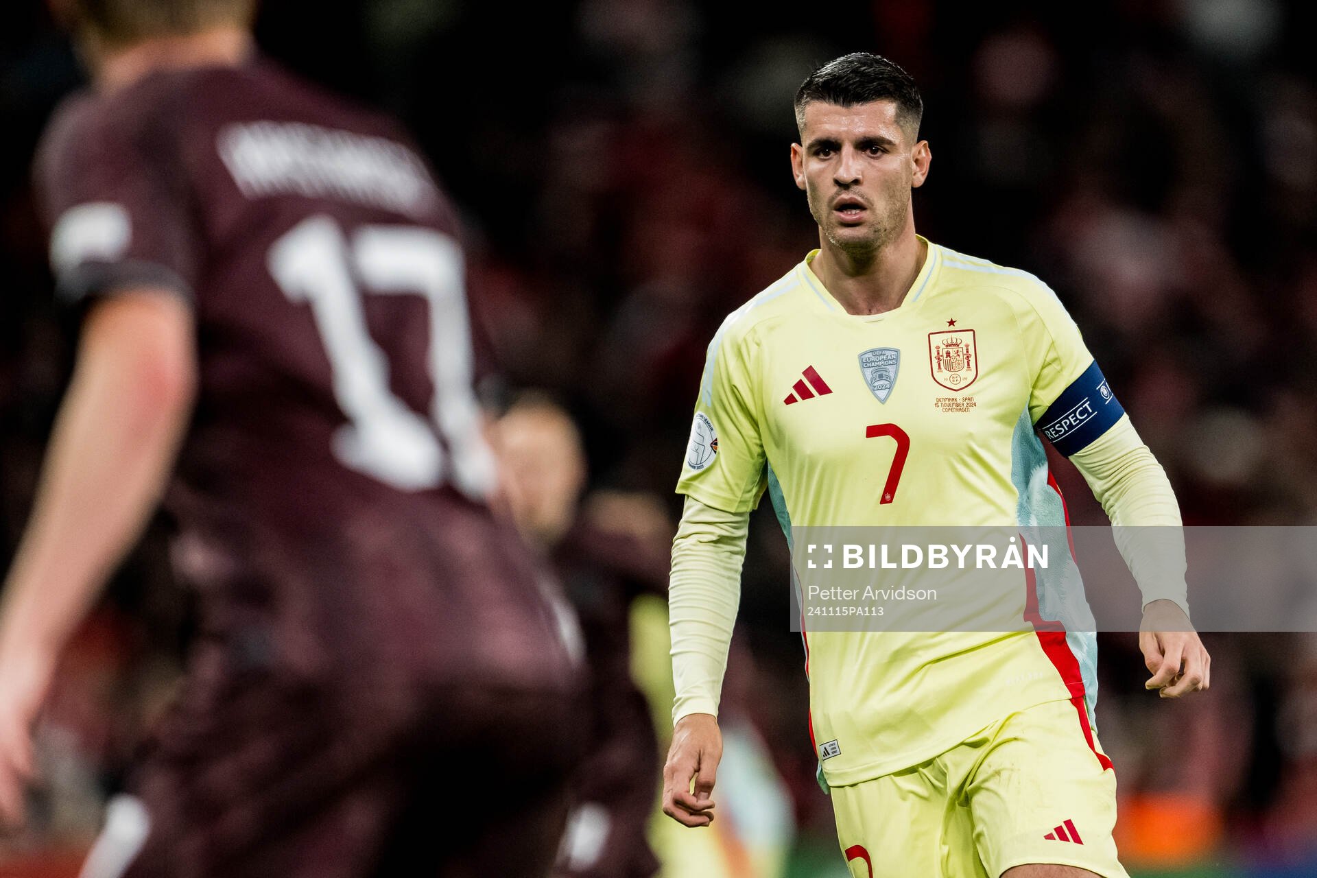 Alvaro Morata of Spain
