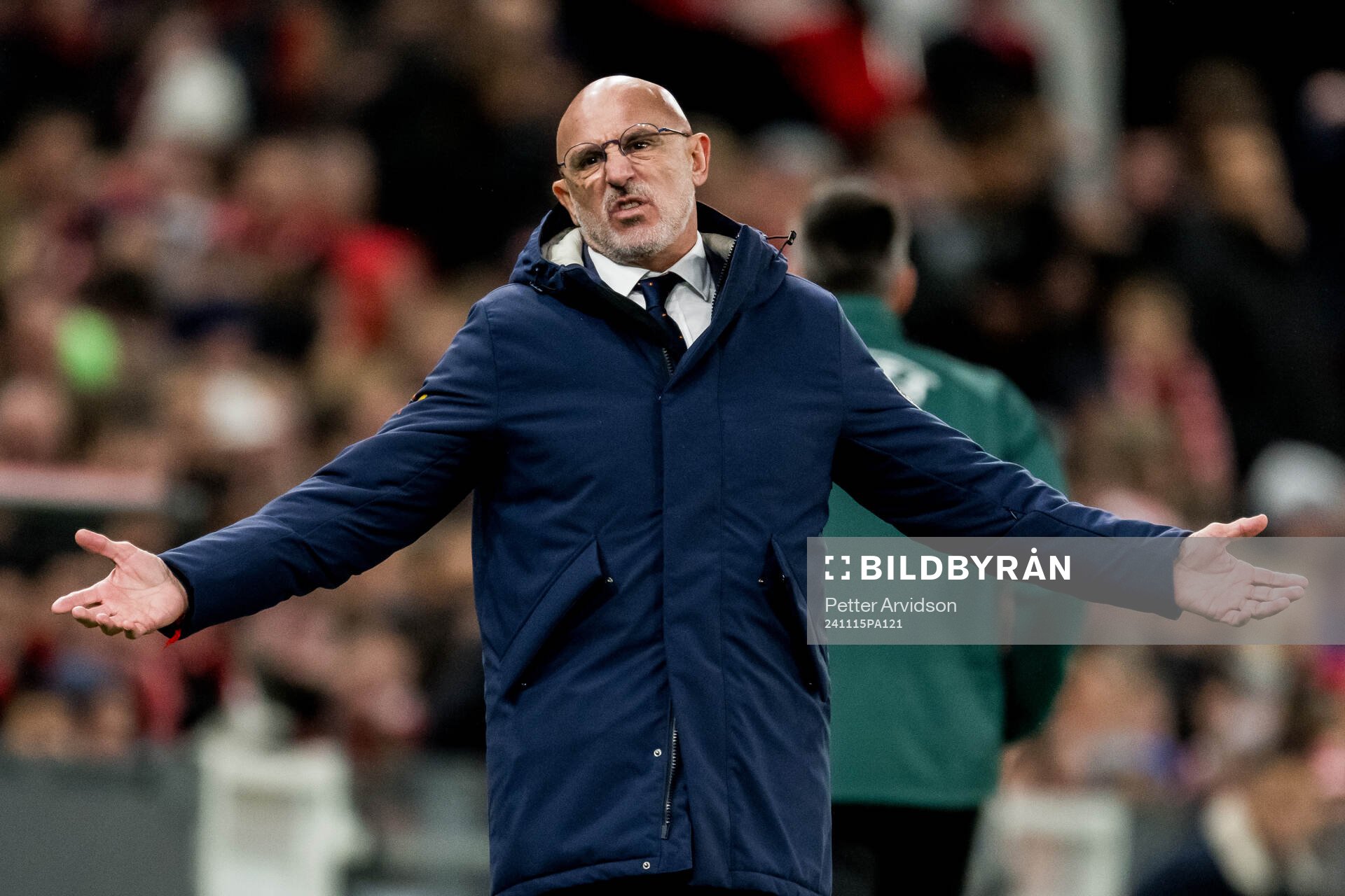 Head coach Luis de la Fuente of Spain