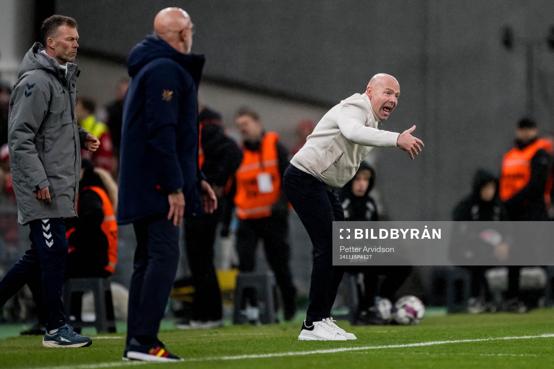 Head coach Brian Riemer of Denmark