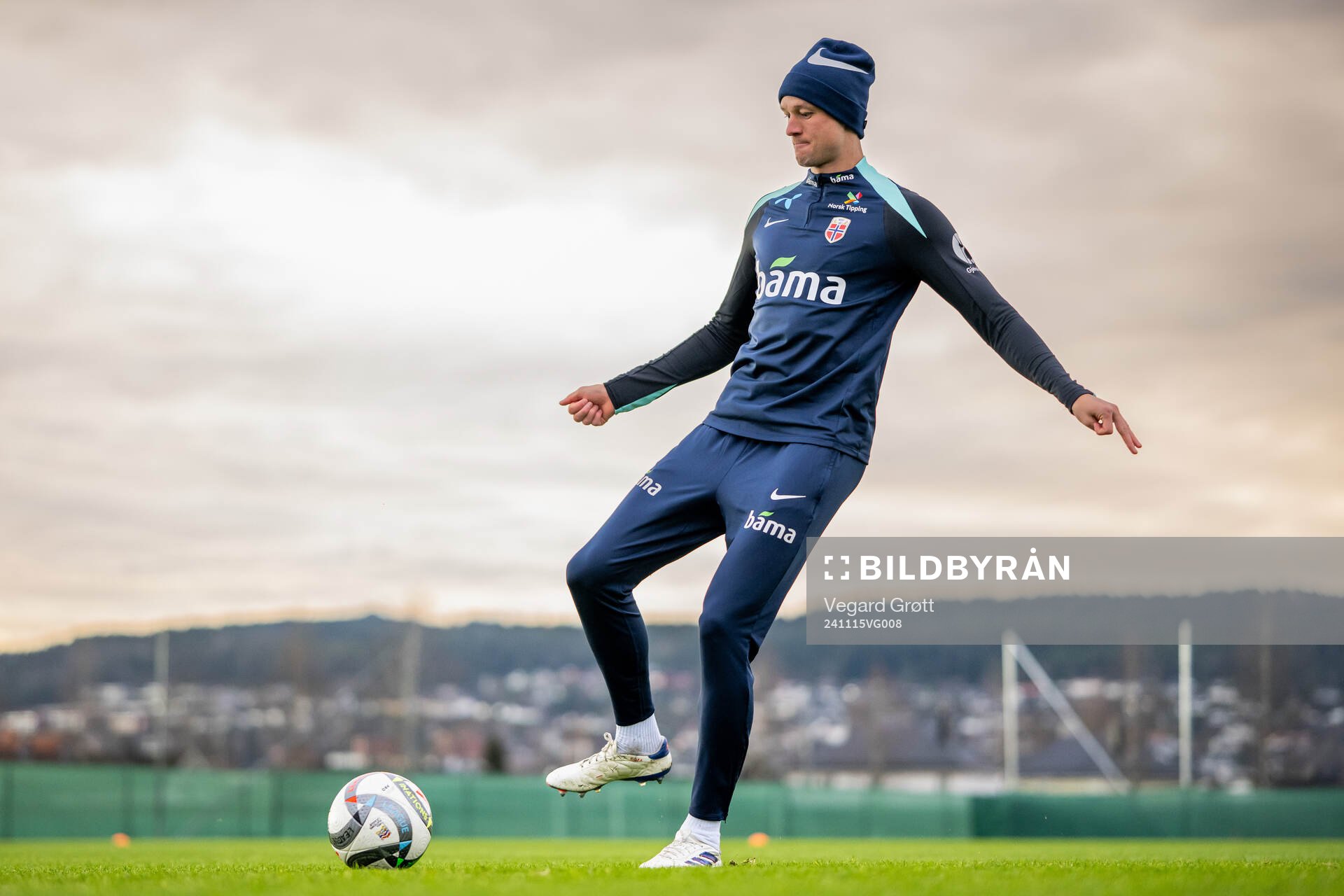 Stian Gregersen of the Norwegian national football team