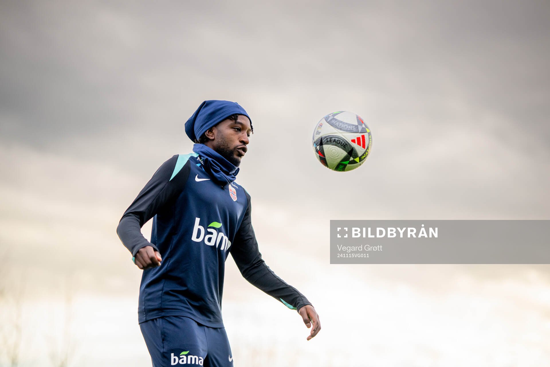 Warren Kamanzi of the Norwegian national football team