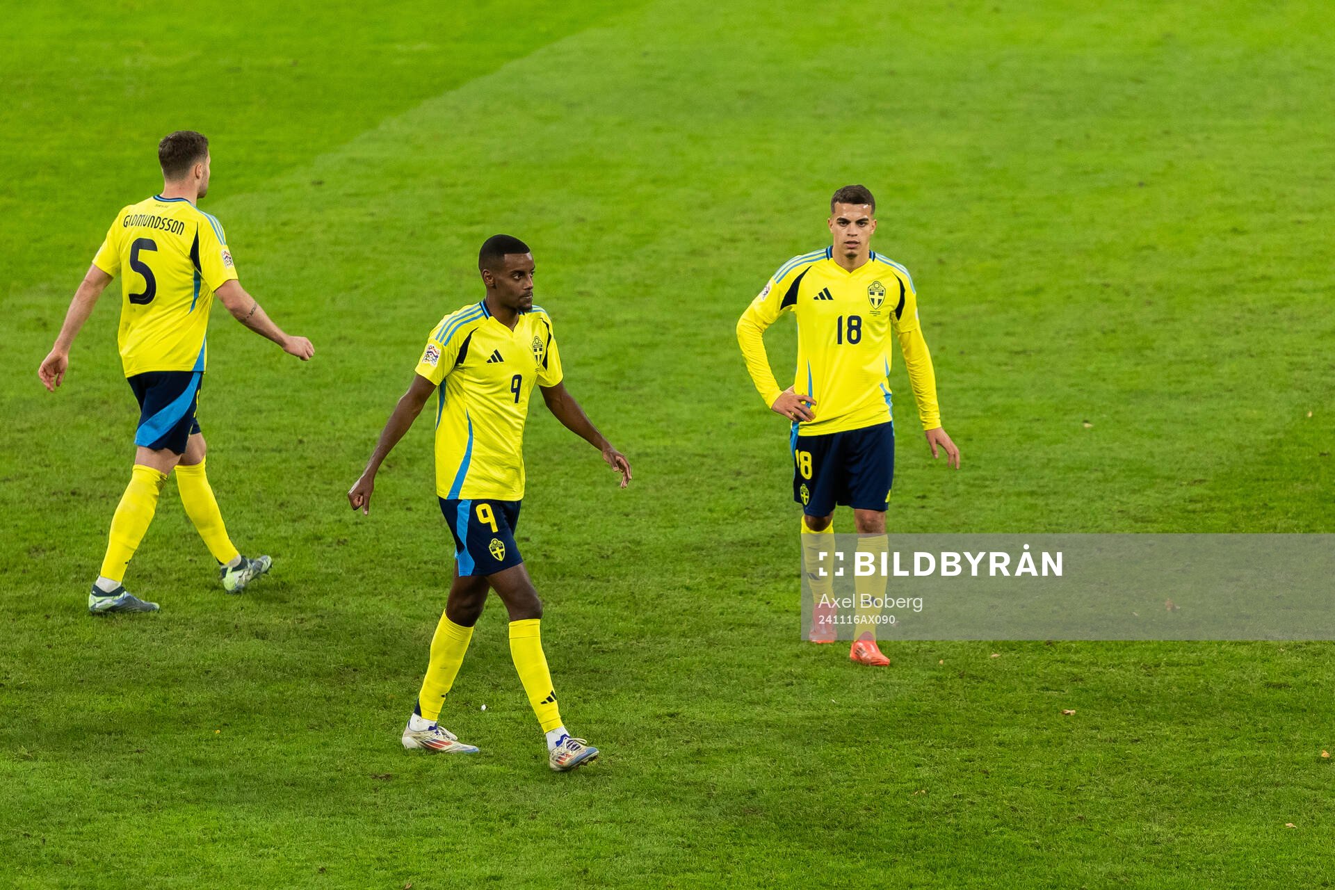 Alexander Isak of Sweden