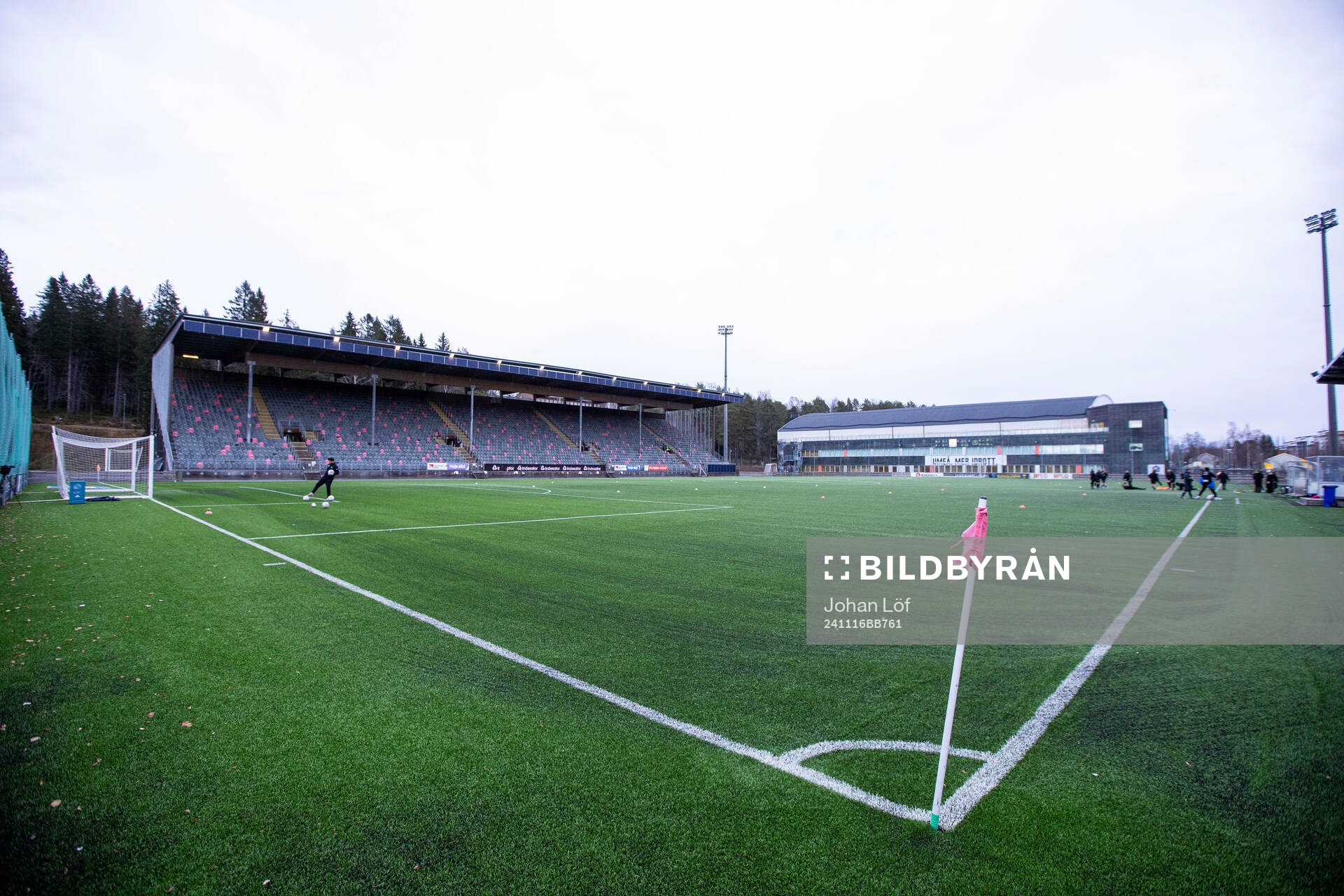 Interiör av Umeå energi arena