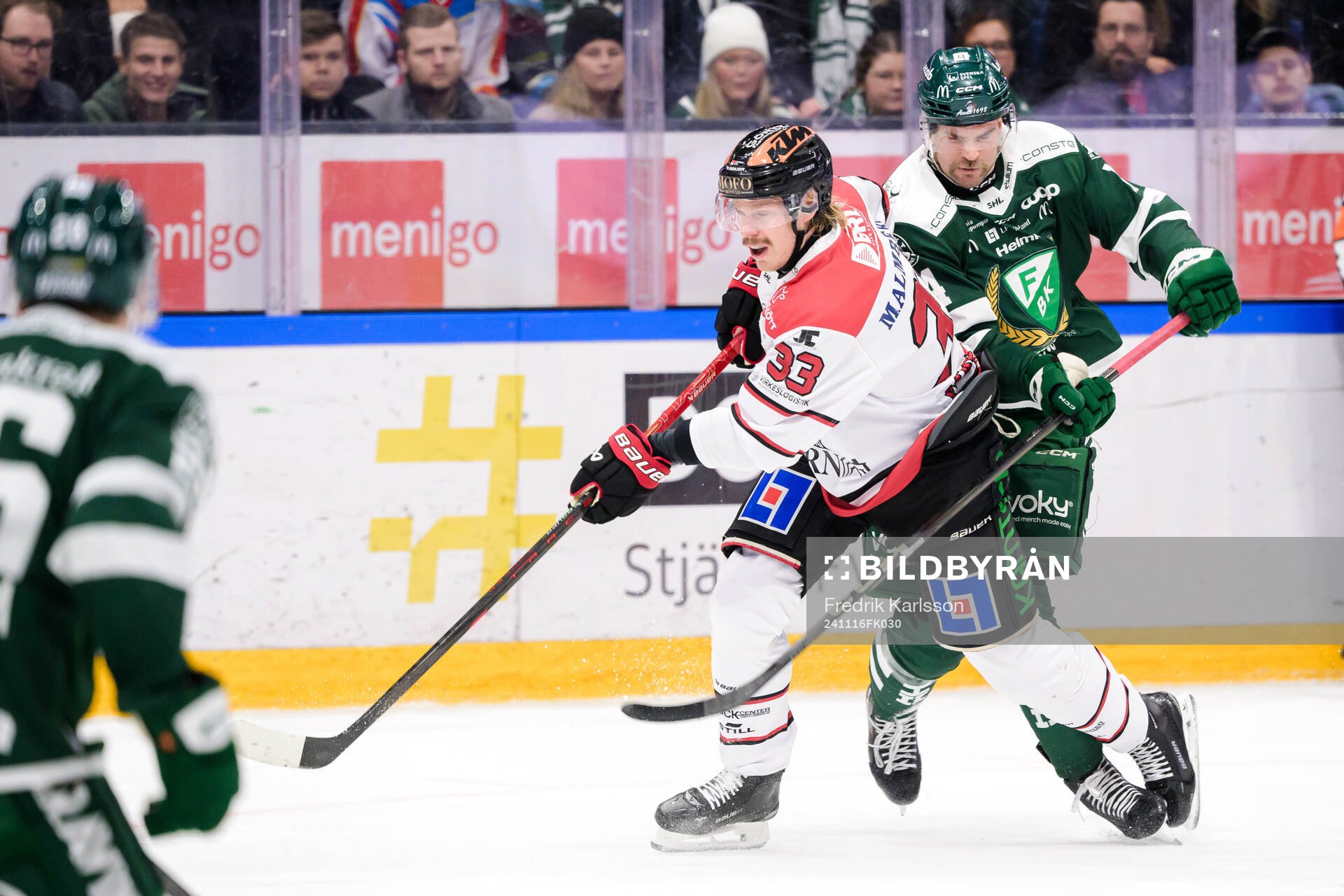 Örebros Christopher Mastomäki och Färjestads Henrik