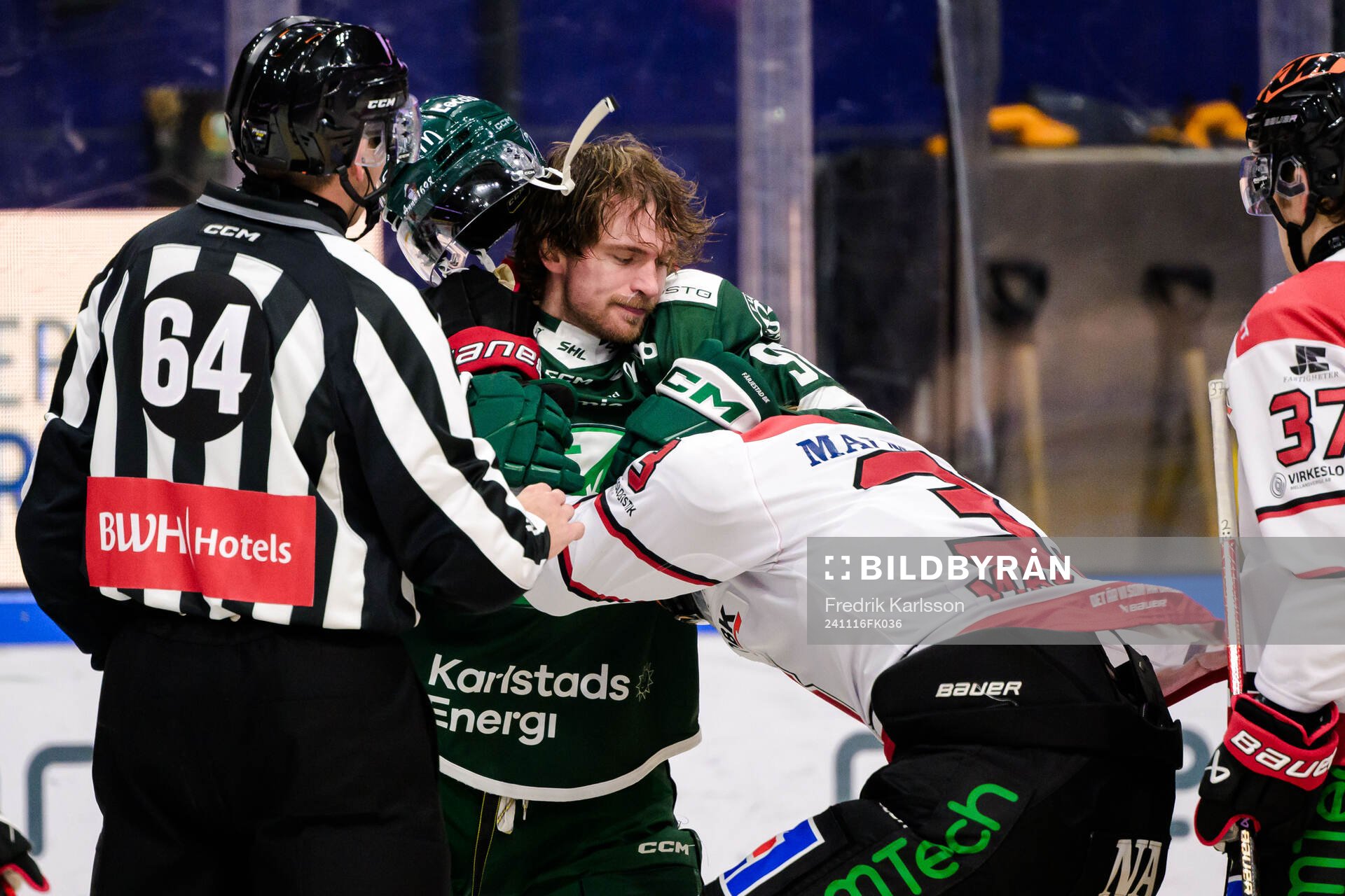 Färjestads Marian Studenic och Örebros Christopher