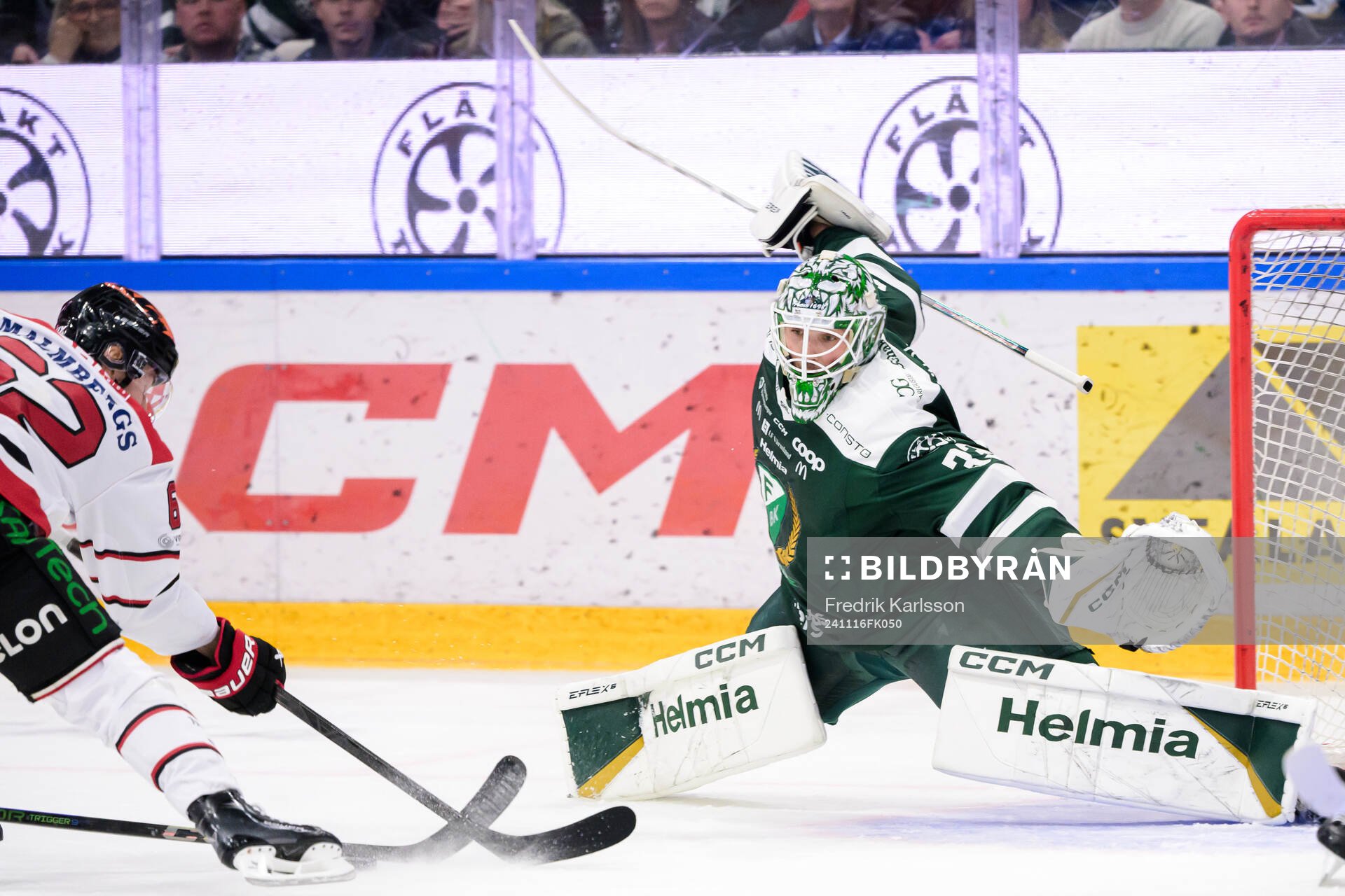 Färjestads målvakt Maxime Lagacé