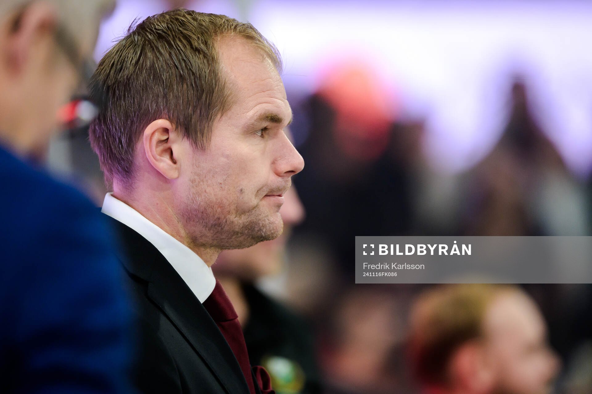 Färjestads tränare Thomas Mitell