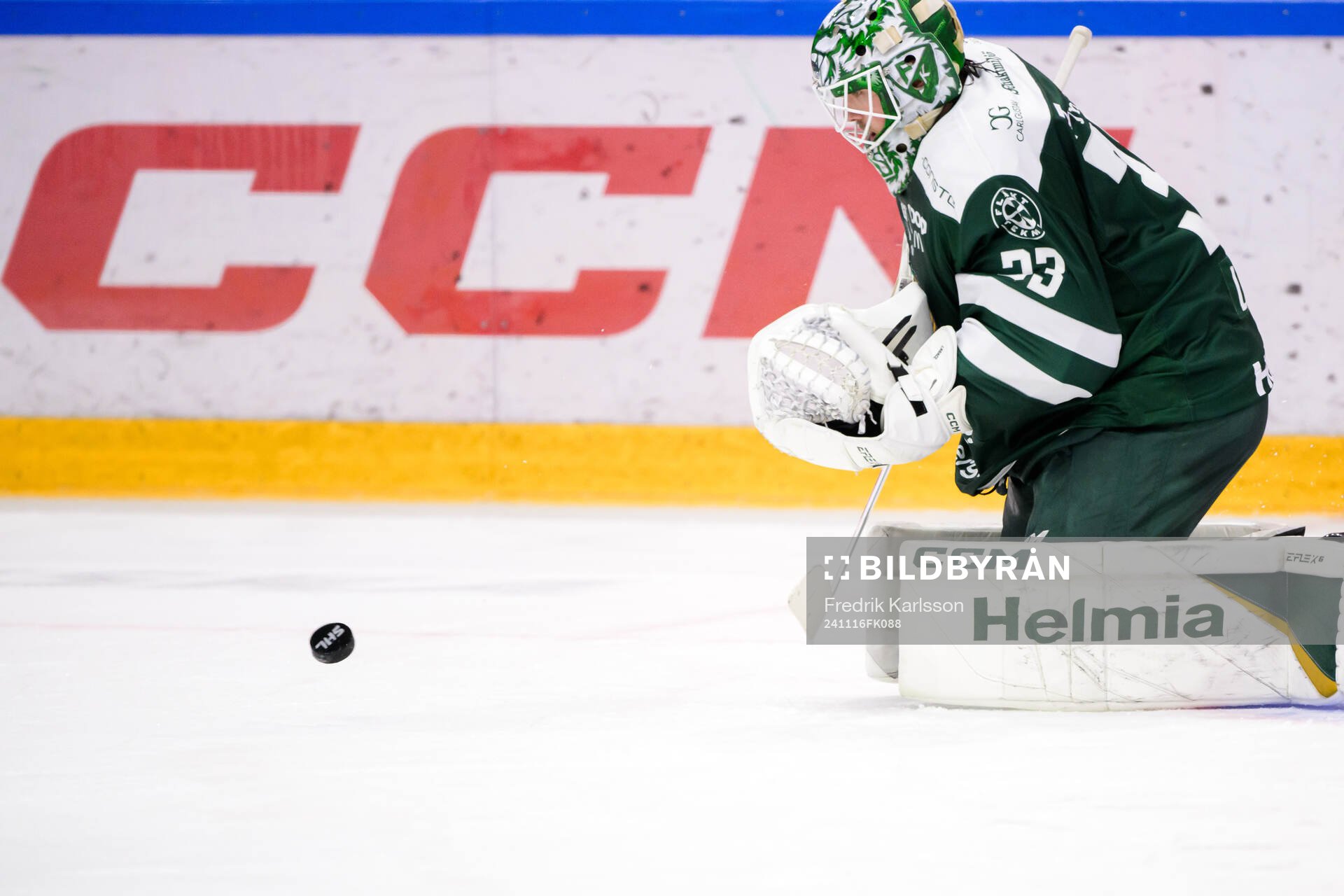 Färjestads målvakt Maxime Lagacé