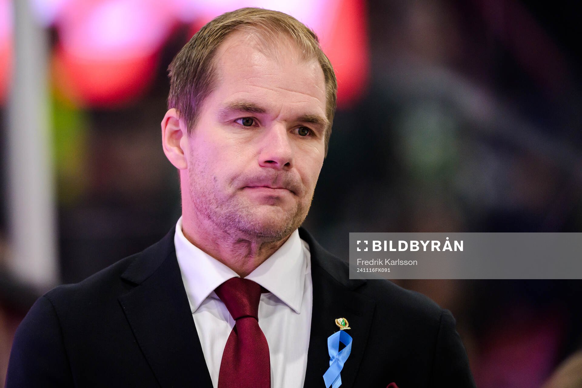 Färjestads tränare Thomas Mitell