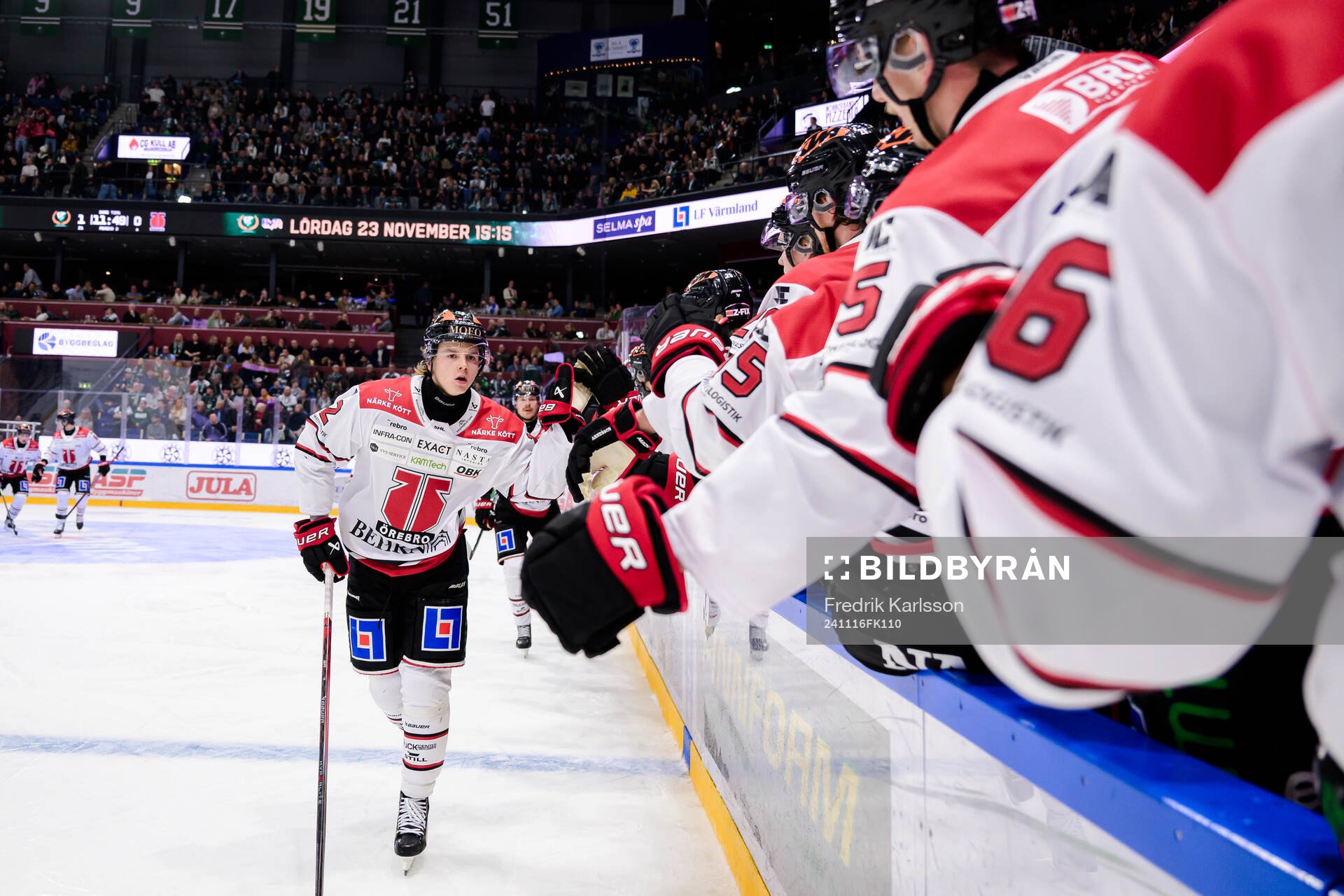 Örebros Noah Steen jublar