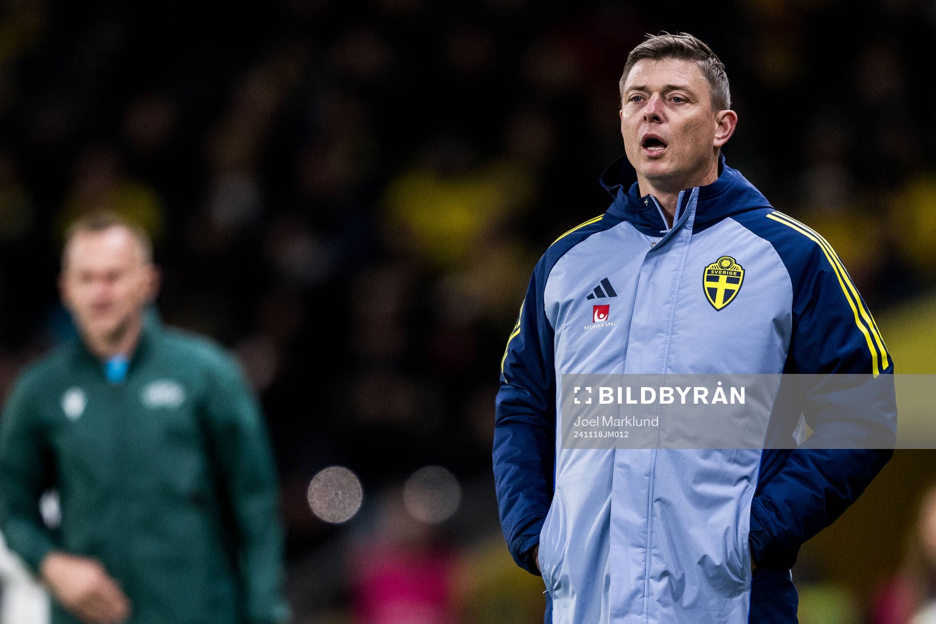 Head coach Jon Dahl Tomasson of Sweden