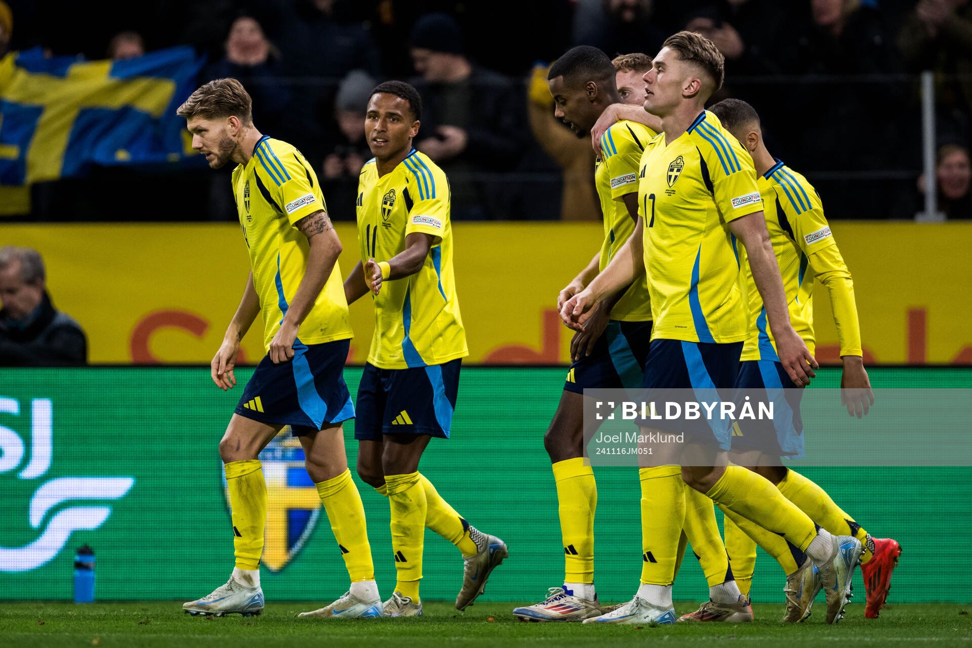 Anton Salétros, Niclas Eliasson, Alexander Isak, Dejan