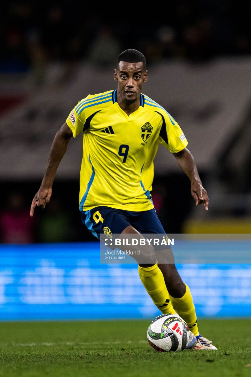 Alexander Isak of Sweden