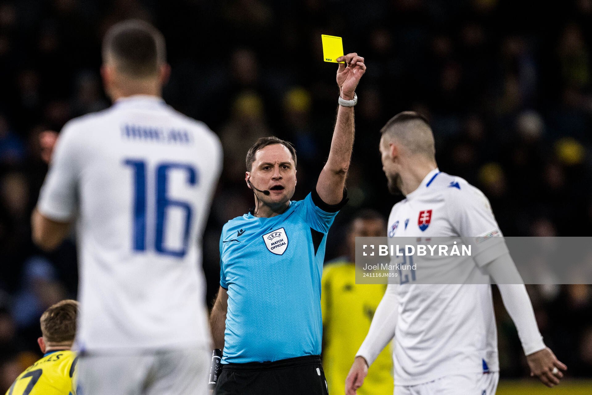 Referee Mykola Balakin