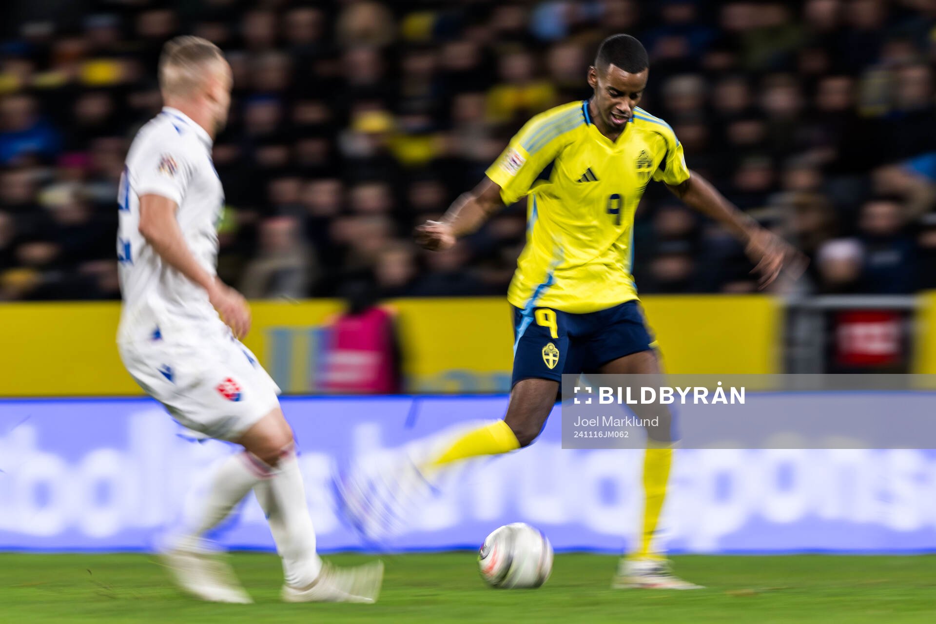 Alexander Isak of Sweden