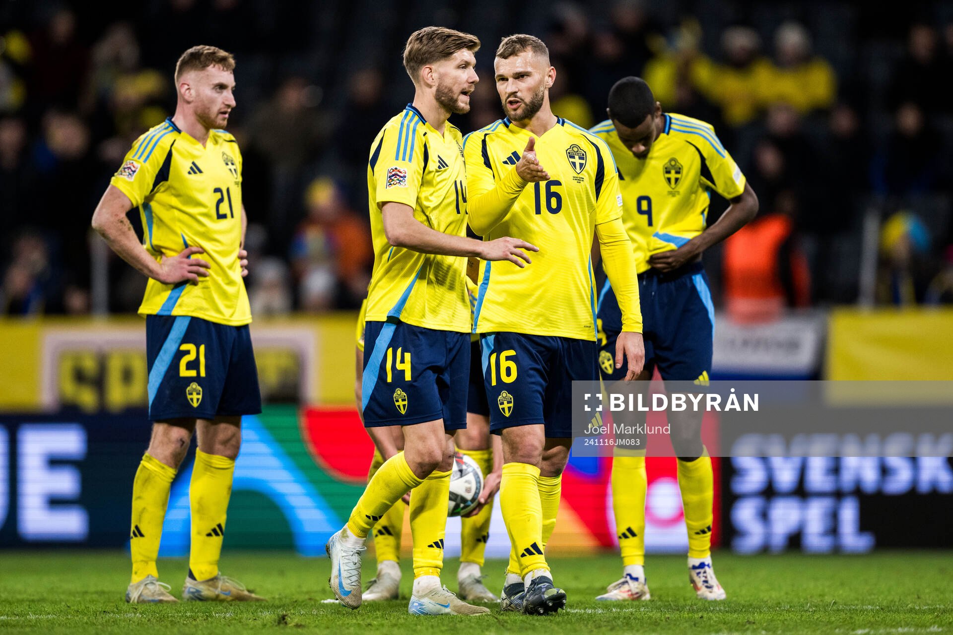Dejan Kulusevski, Anton Salétros, Jesper Karlström and