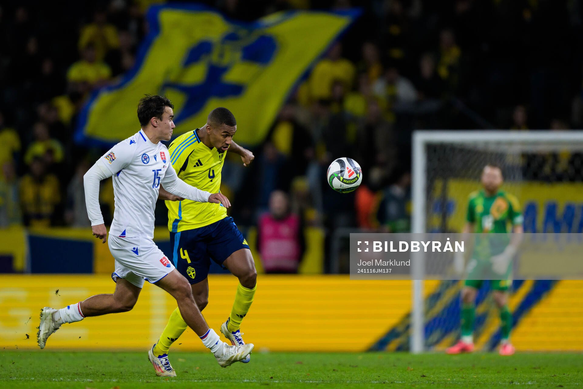 David Strelec of Slovakia and Isak Hien of Sweden
