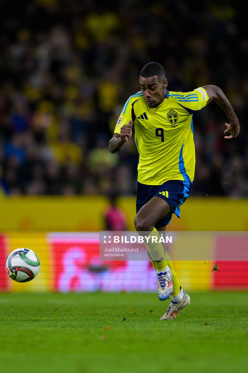Alexander Isak of Sweden