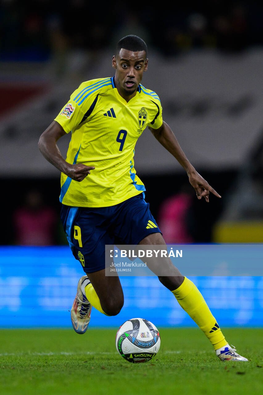 Alexander Isak of Sweden