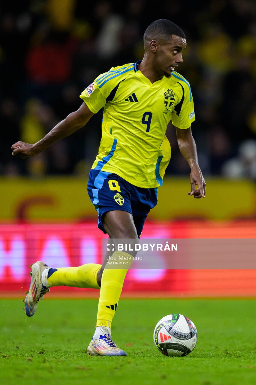 Alexander Isak of Sweden