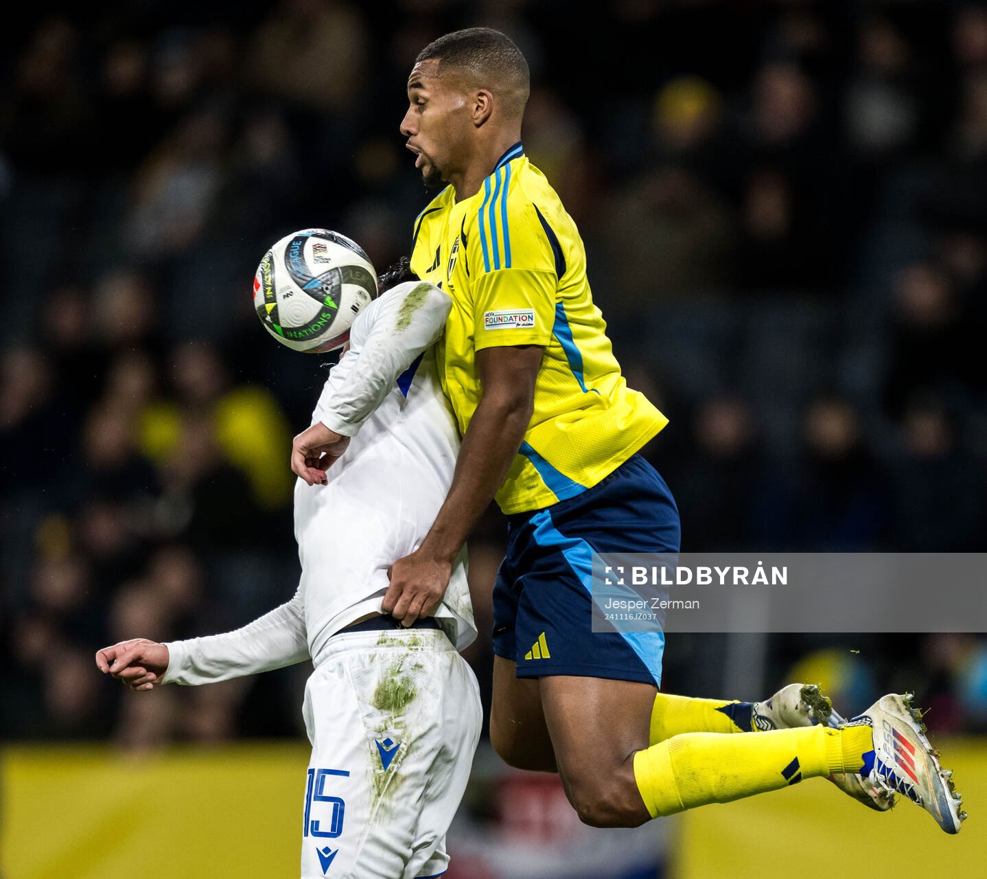 David Strelec of Slovakia and Isak Hien of Sweden