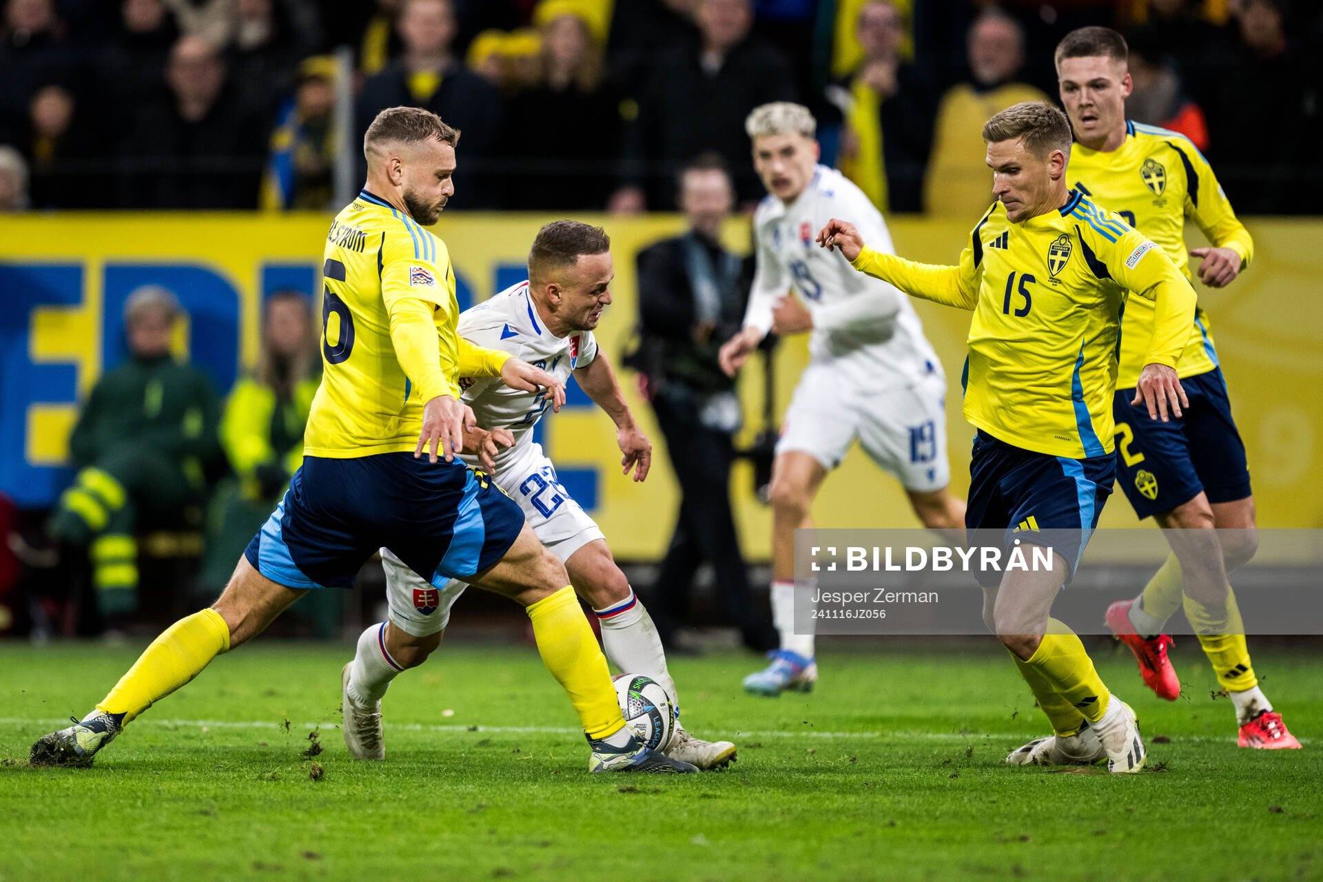 Jesper Karlström of Sweden and Stanislav Lobotka of