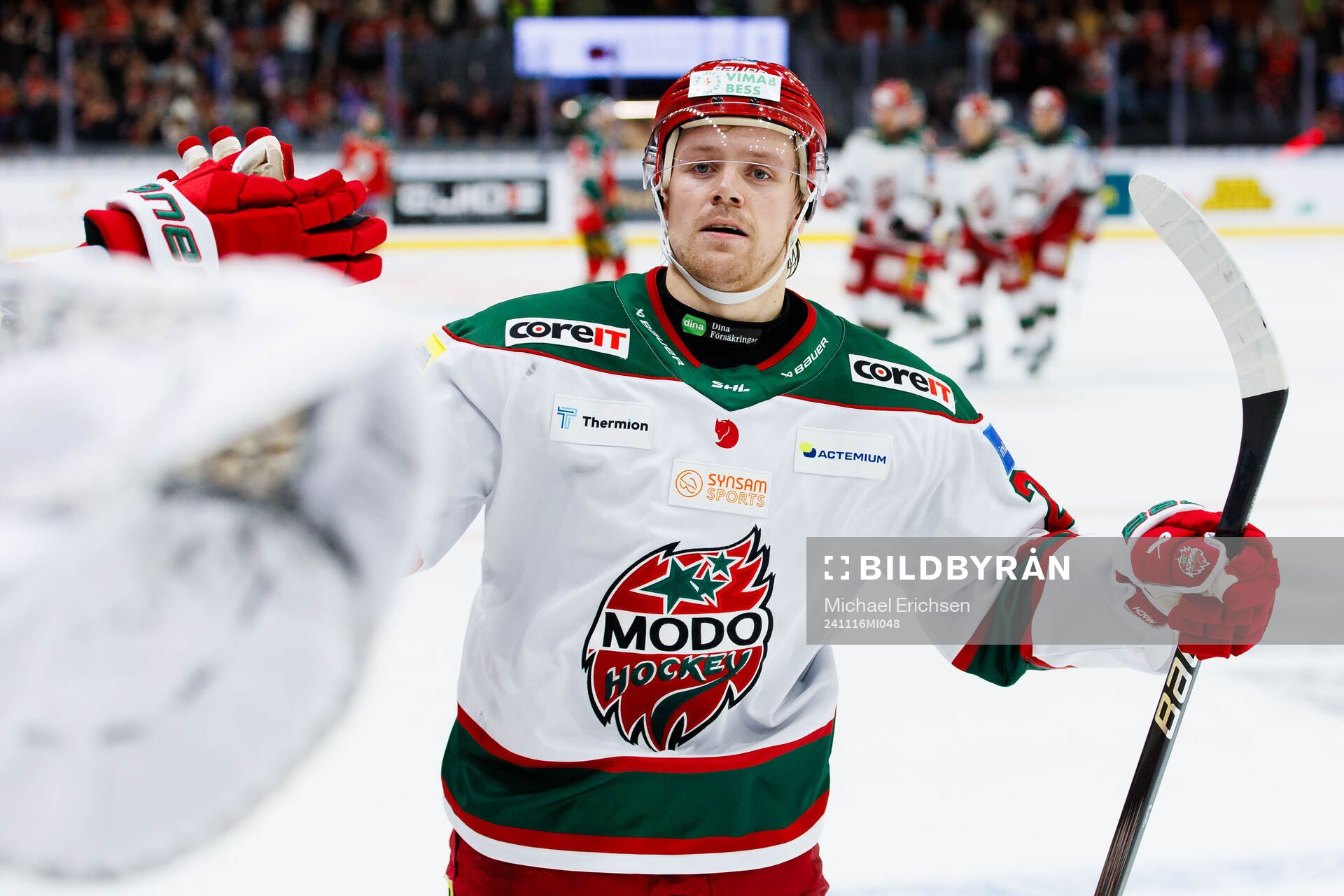 Modos Mikkel Aagaard jublar