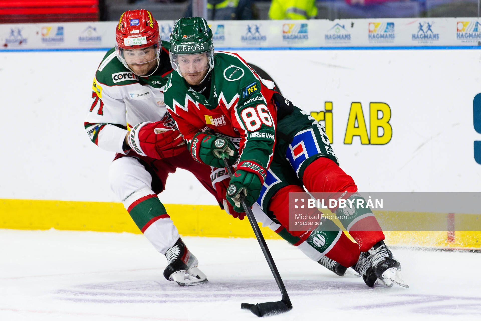 Modos Ludwig Byström och Frölundas Erik Thorell