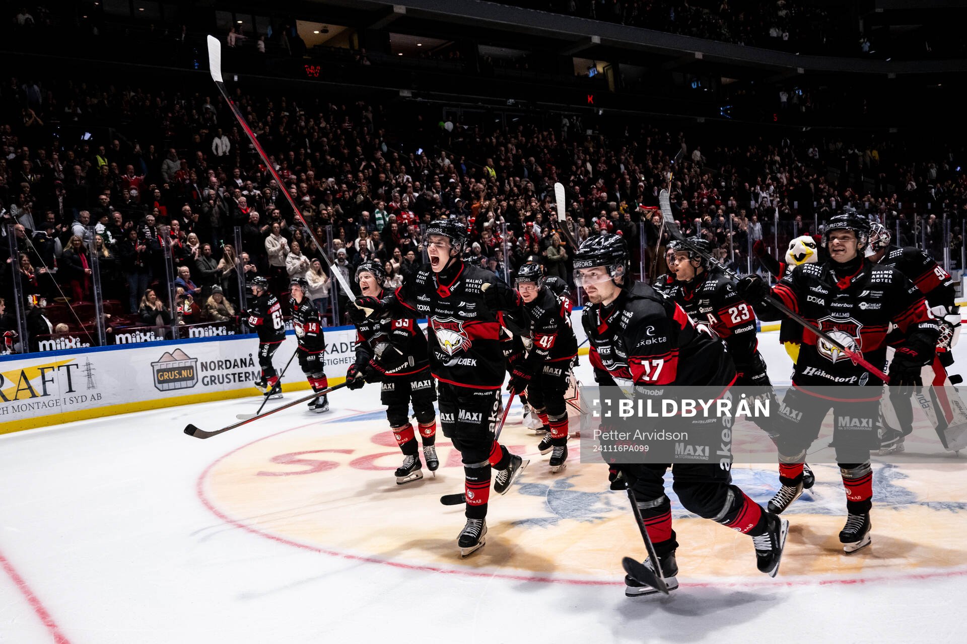 Malmö Redhawks William von Barnekow och Johan Ivarsson