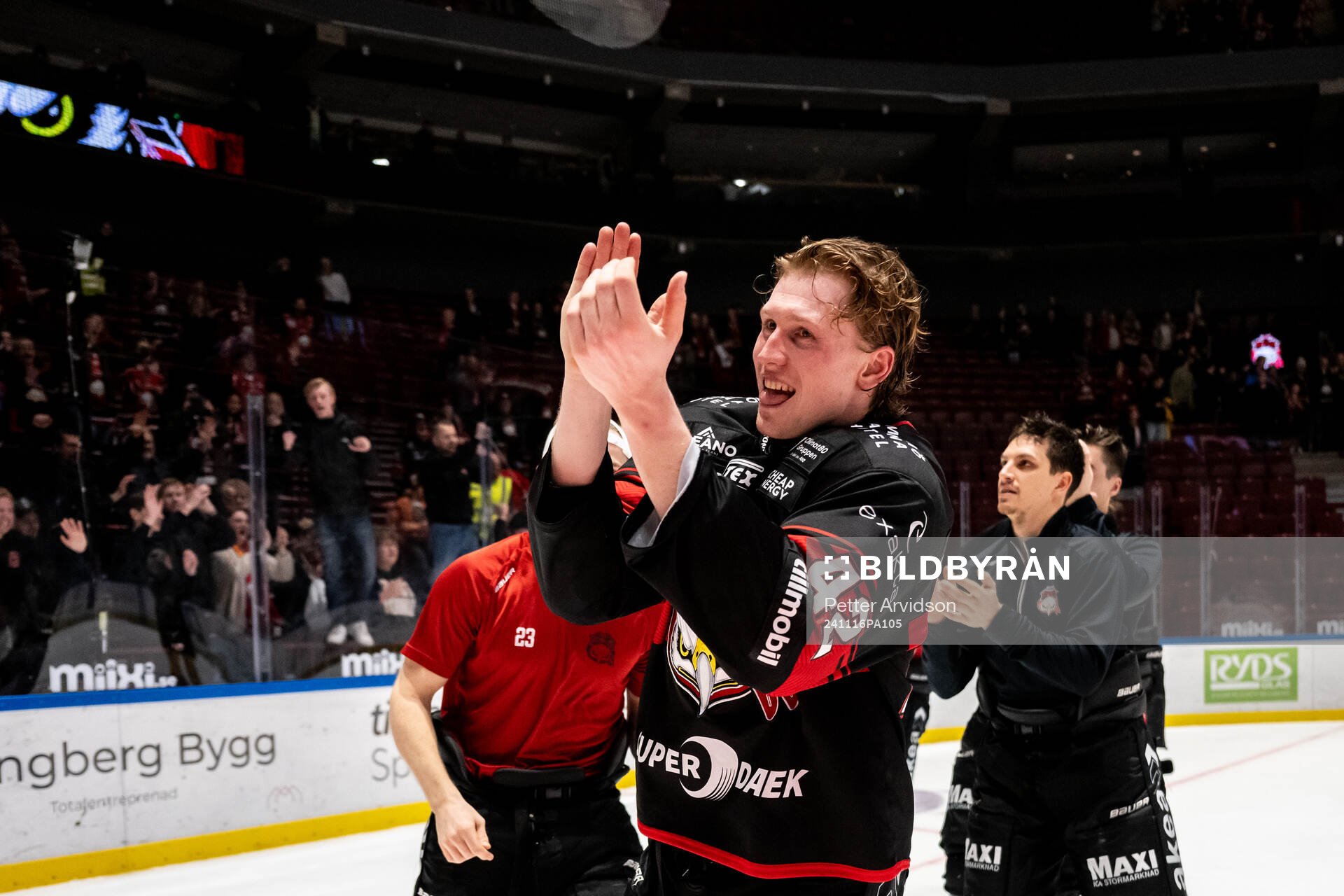 Malmö Redhawks Robin Salo jublar