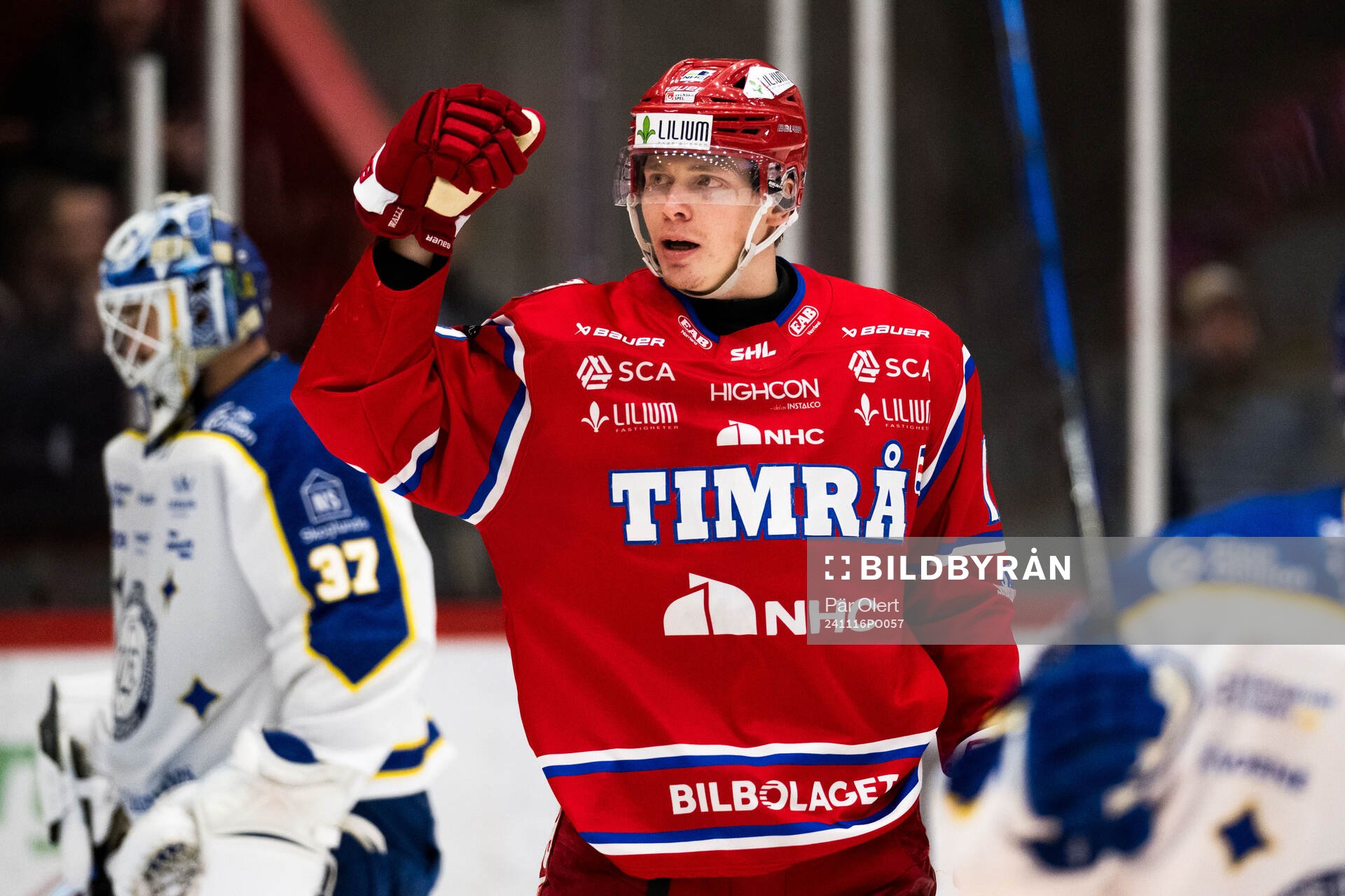 Timrås Erik Walli Walterholm jublar