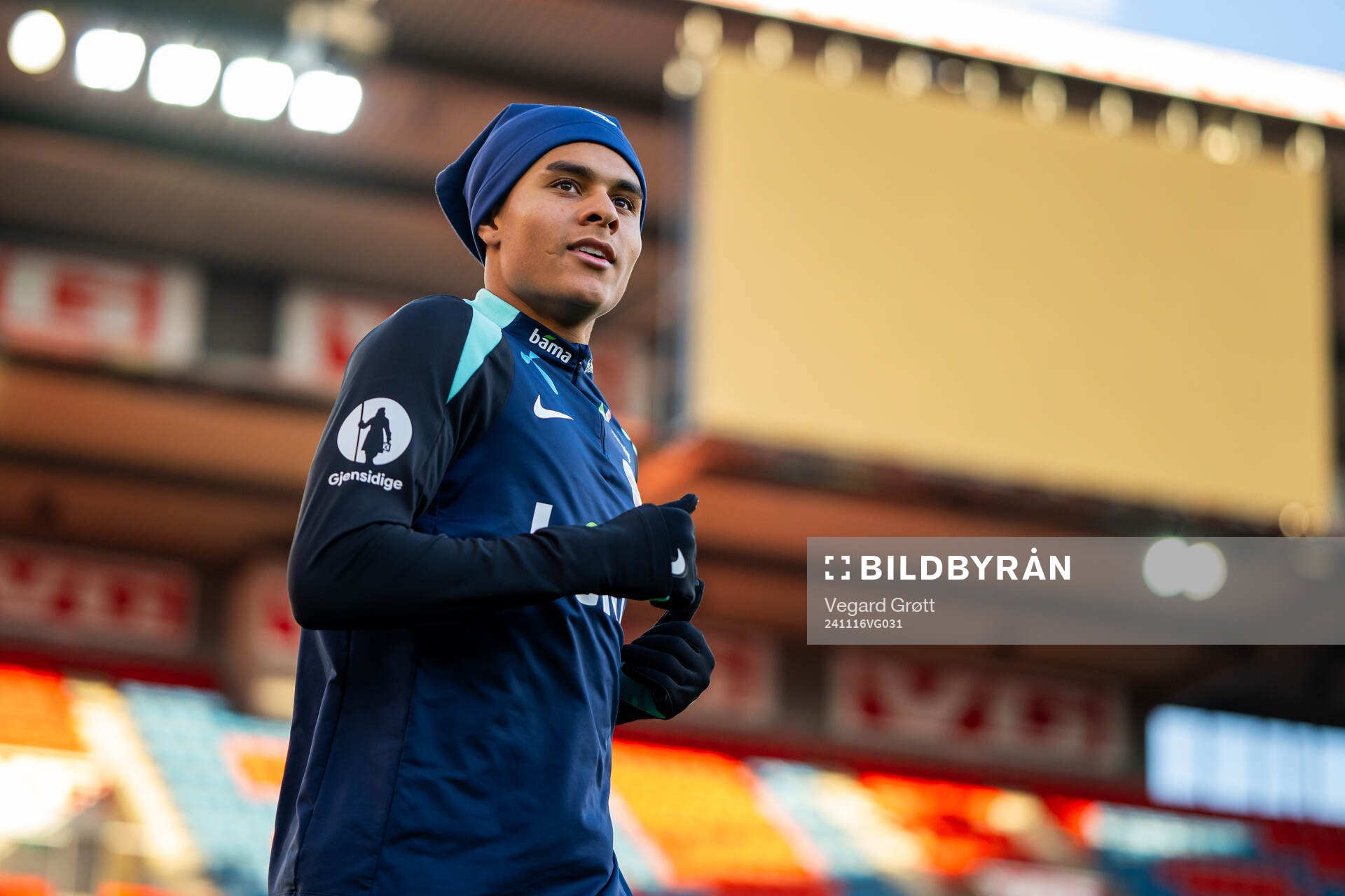 Antonio Nusa of the Norwegian national football team