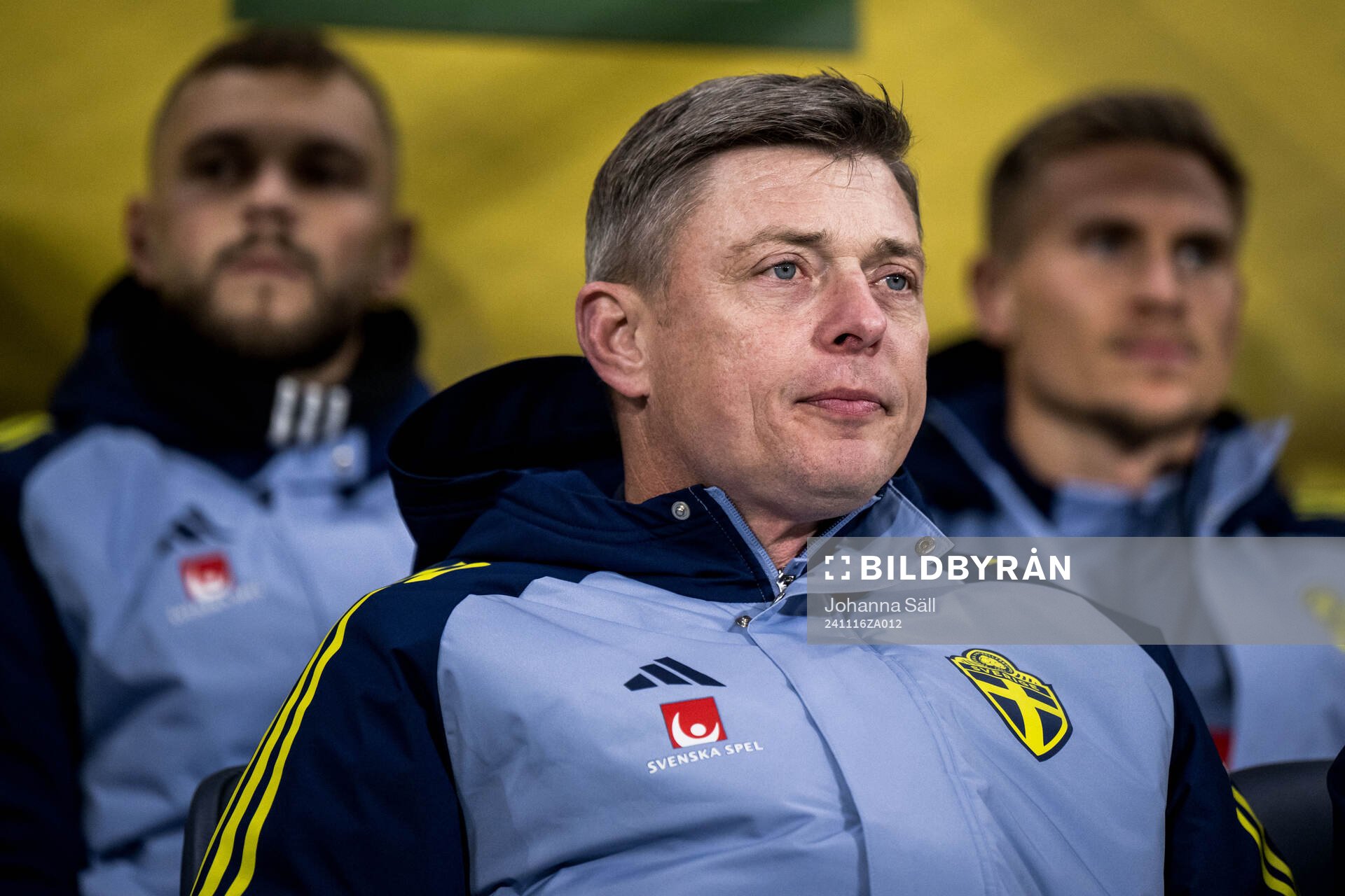 Head coach Jon Dahl Tomasson of Sweden