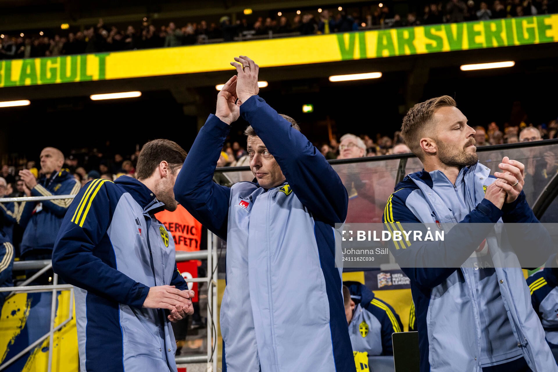 Head coach Jon Dahl Tomasson of Sweden